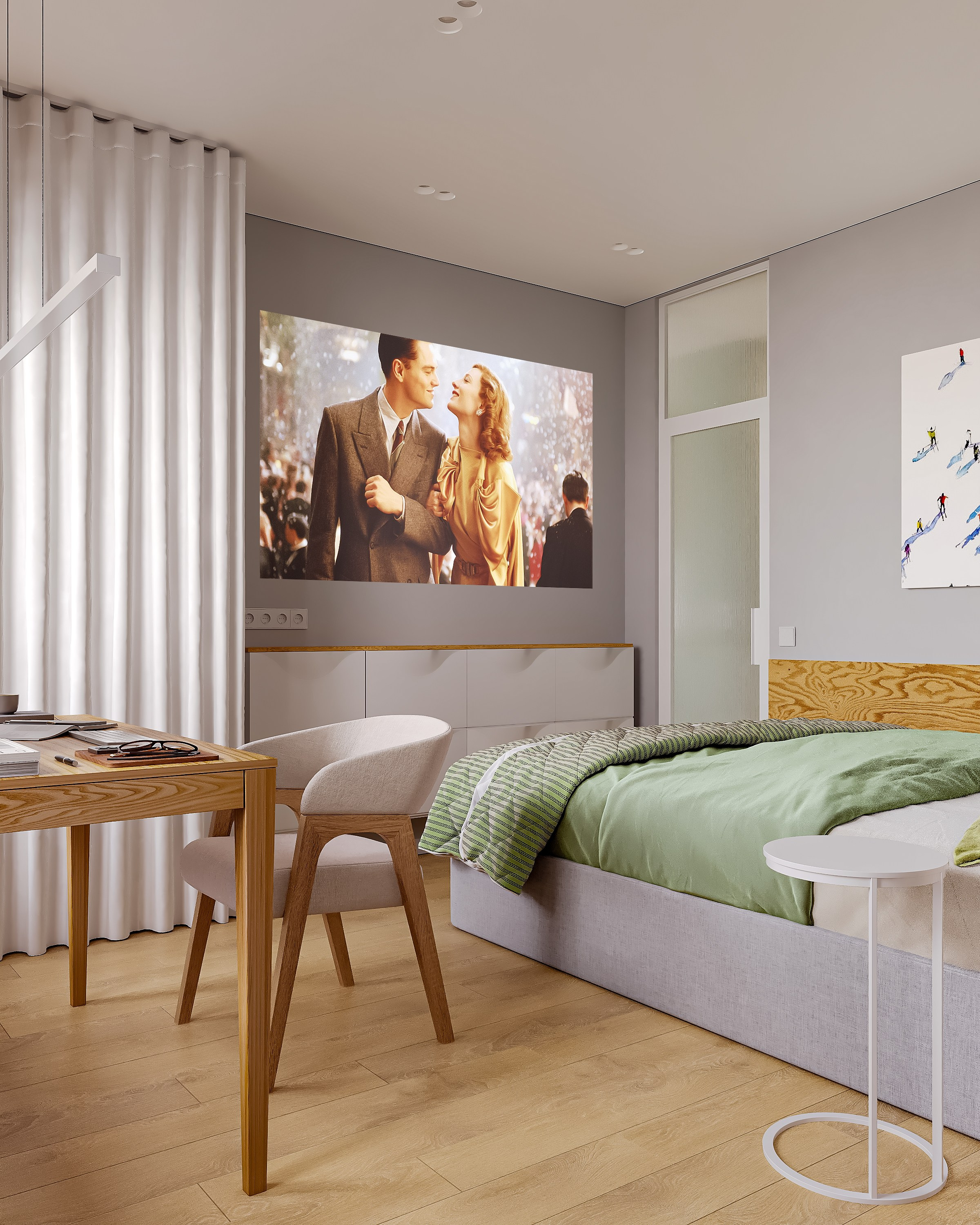 Квартира 37 м². 3Д-Визуализация Наталья Макогонова