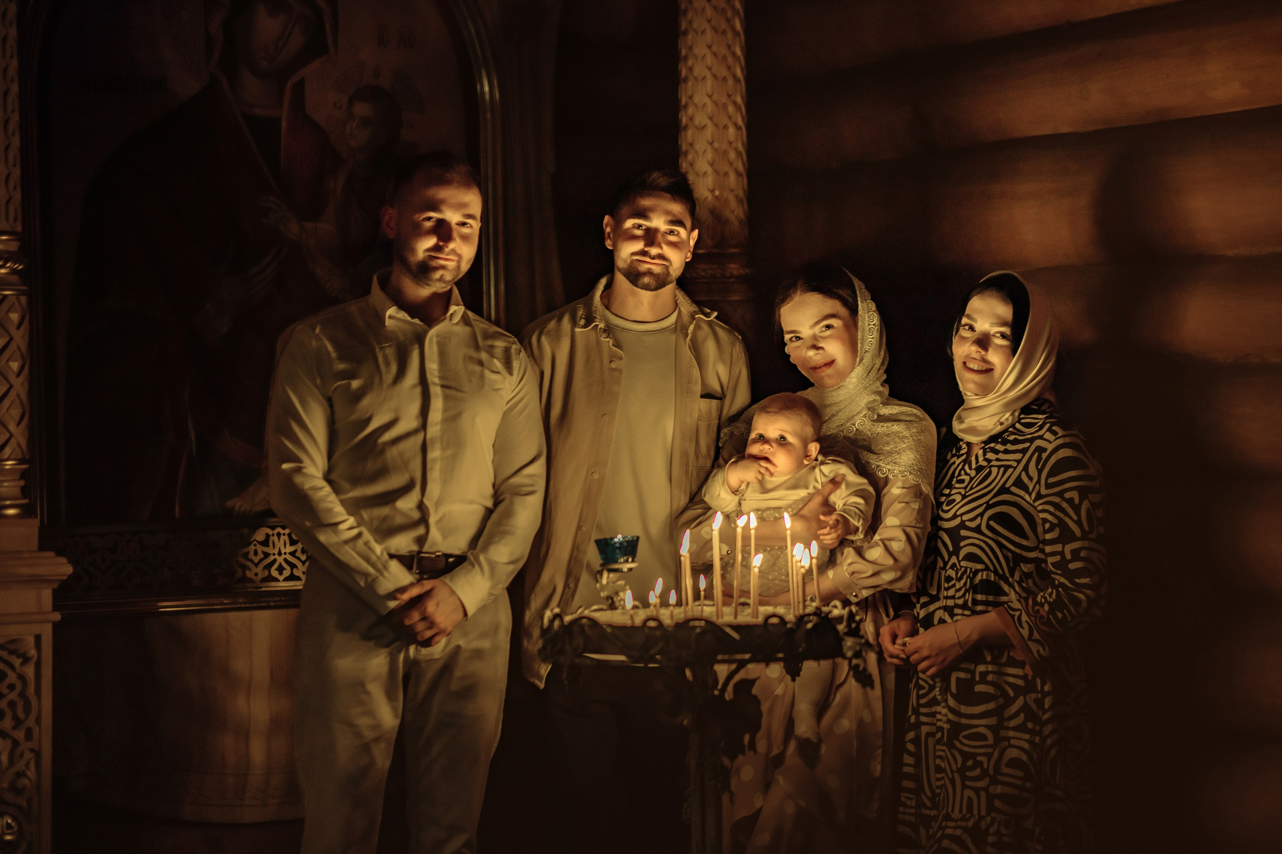 Таинство крещения Софии, апрель 2024