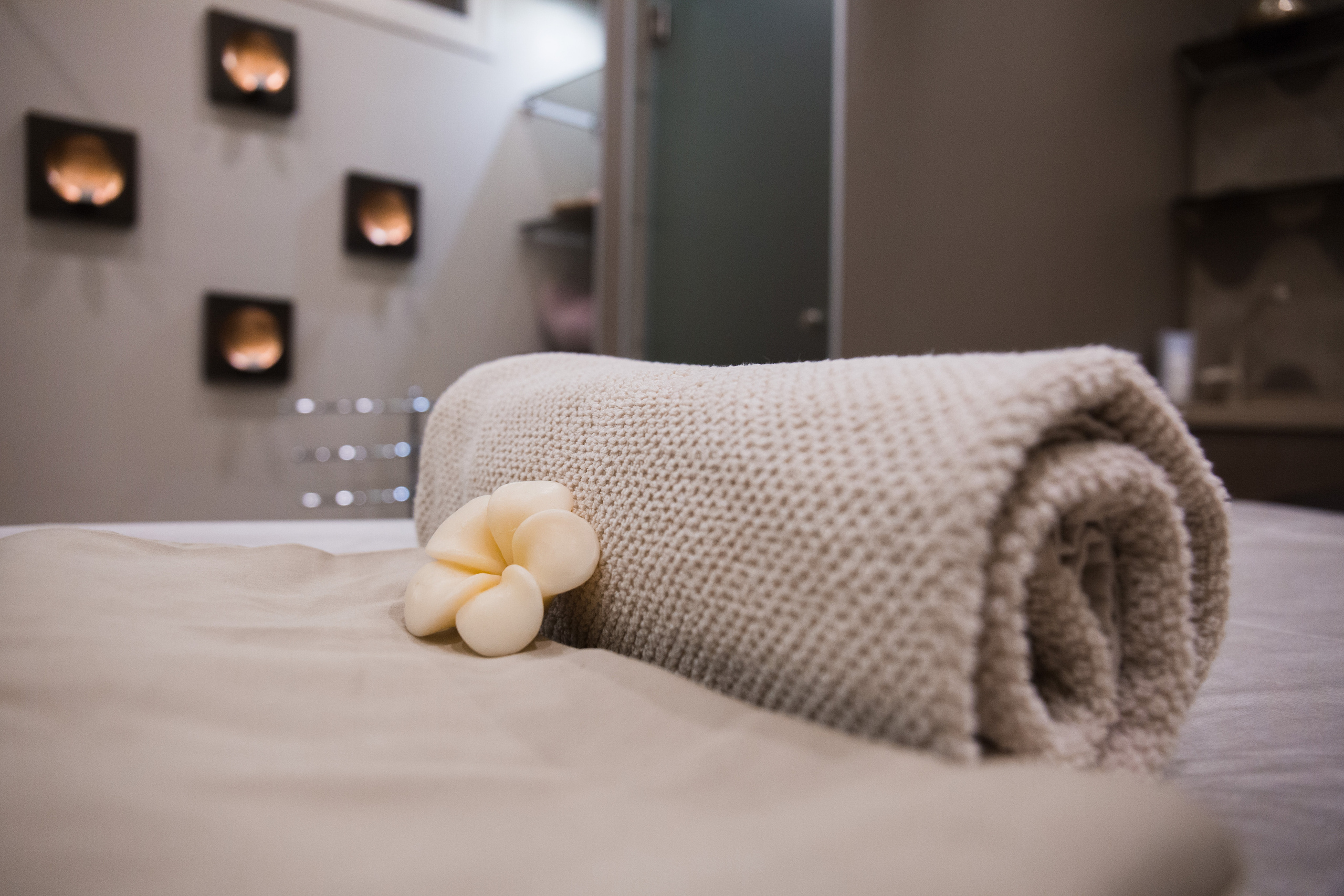 Кабинет массажа фотосъемка интерьера салона красоты в Москве