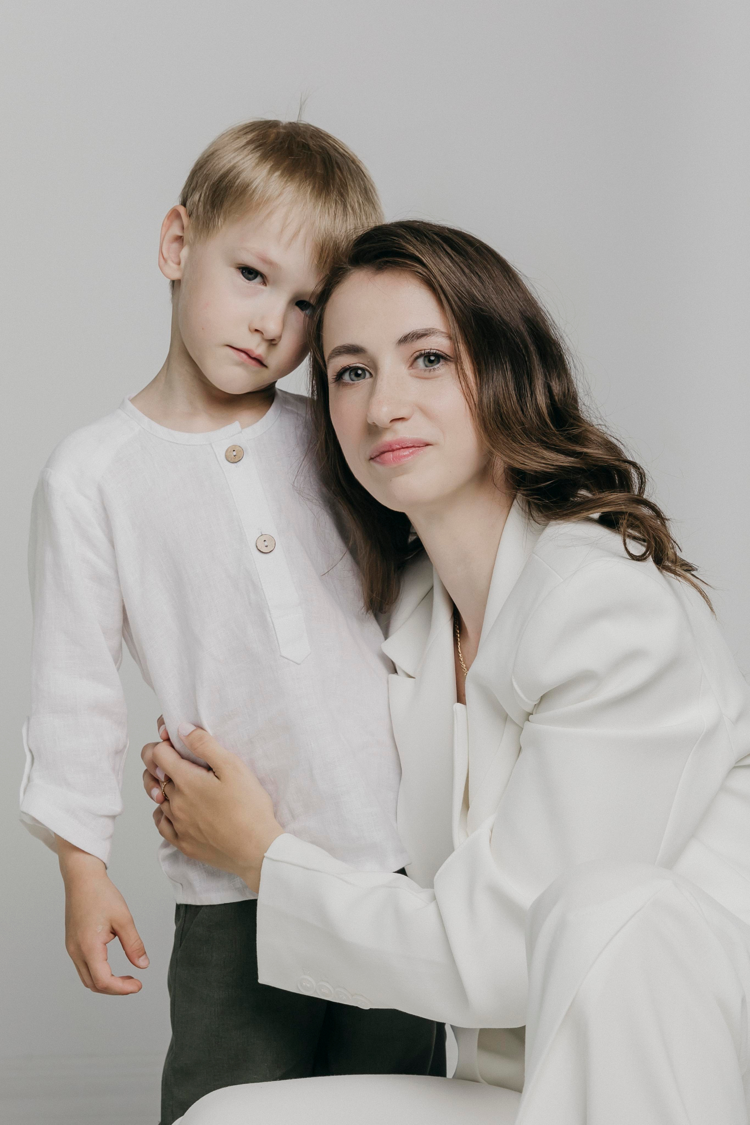 Семейная фотосессия в студии в Москве. Свадебный фотограф в Москве Екатерина Гусева