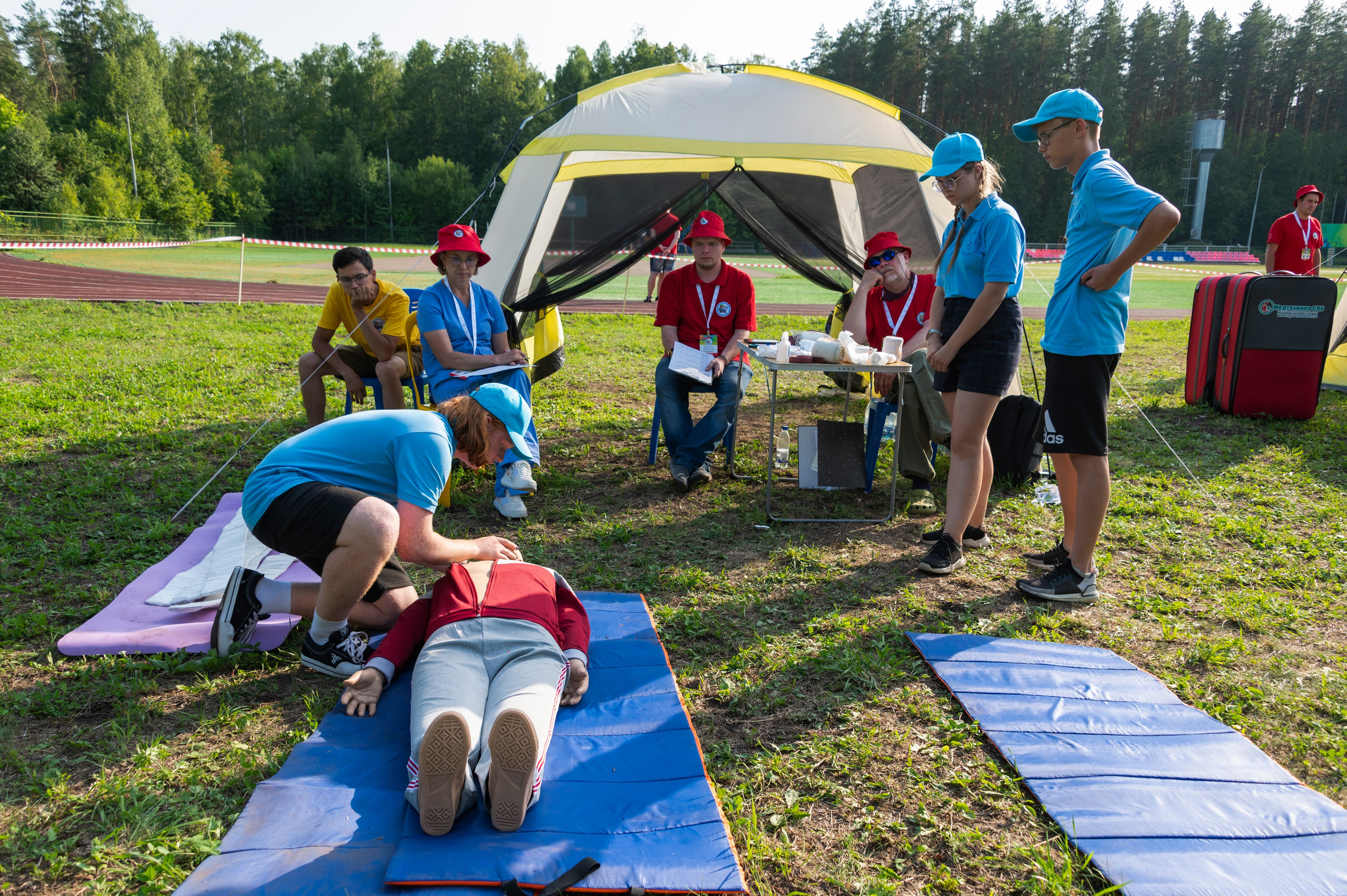 Полевая олимпиада Юных геологов. Фотограф Роман Адлер