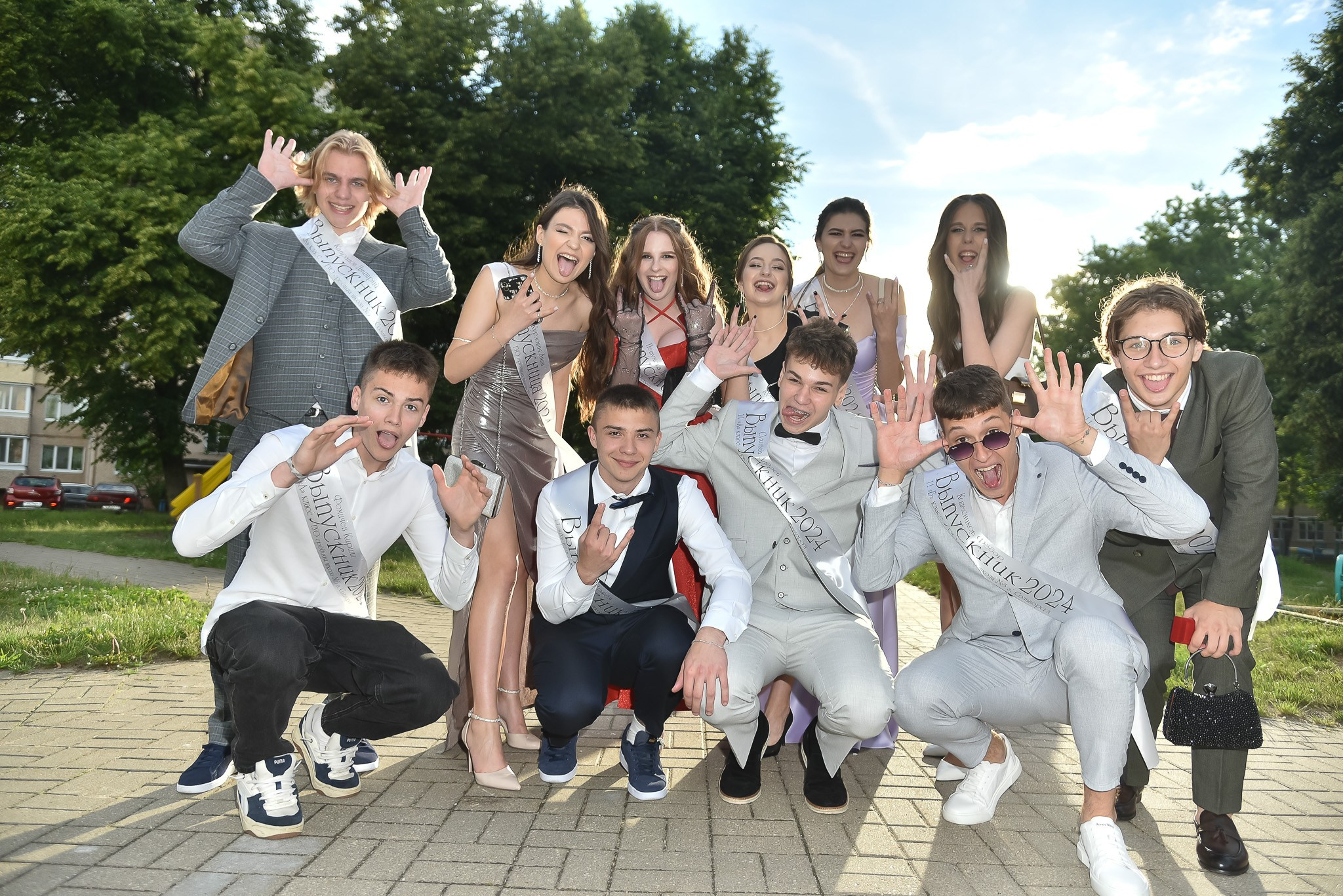 Выпускной 11 кл (до банкета). Фотограф Олег Юршевич Солигорск Минск