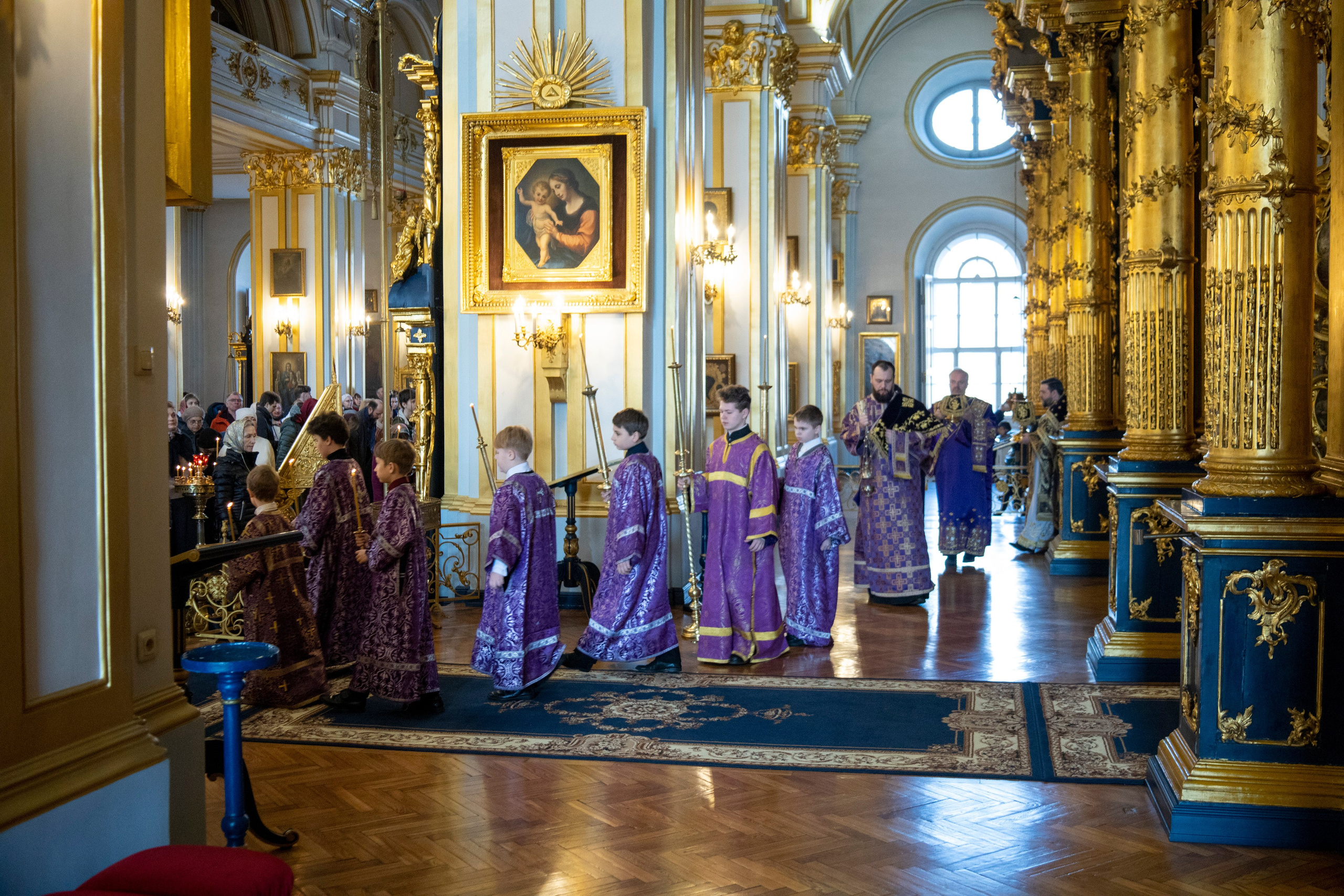 НЕДЕЛЯ ПРЕПОДОБНОГО ИОАННА ЛЕСТВИЧНИКА. ДЕНЬ ПАМЯТИ ПРЕПОДОБНОГО АЛЕКСИЯ, ЧЕЛОВЕКА БОЖИЕГО. НИКОЛО-БОГОЯВЛЕНСКИЙ МОРСКОЙ СОБОР