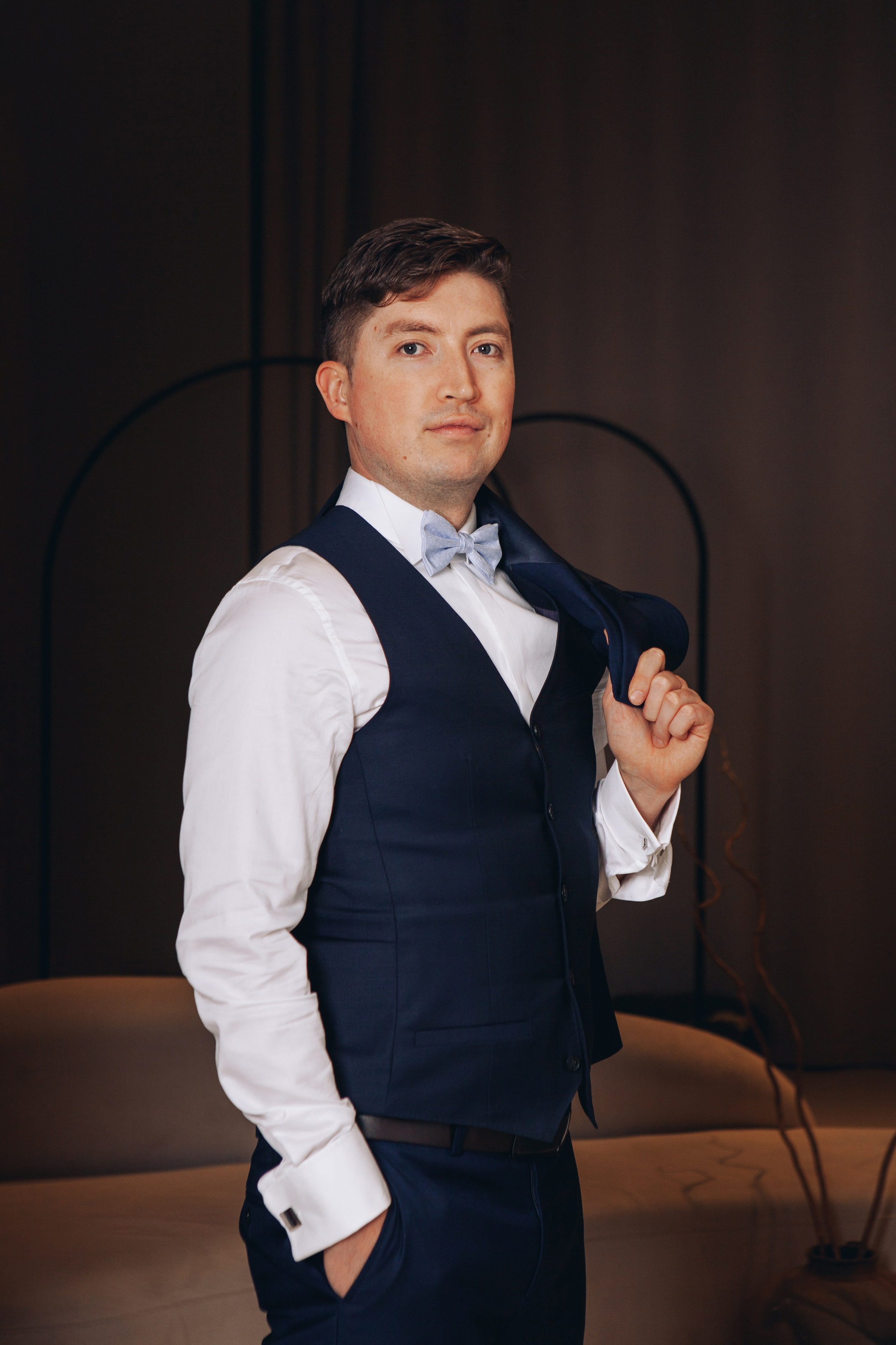 Фотосессия жениха и невесты в шипиловском загсе. Фотограф Ольга Ефремова