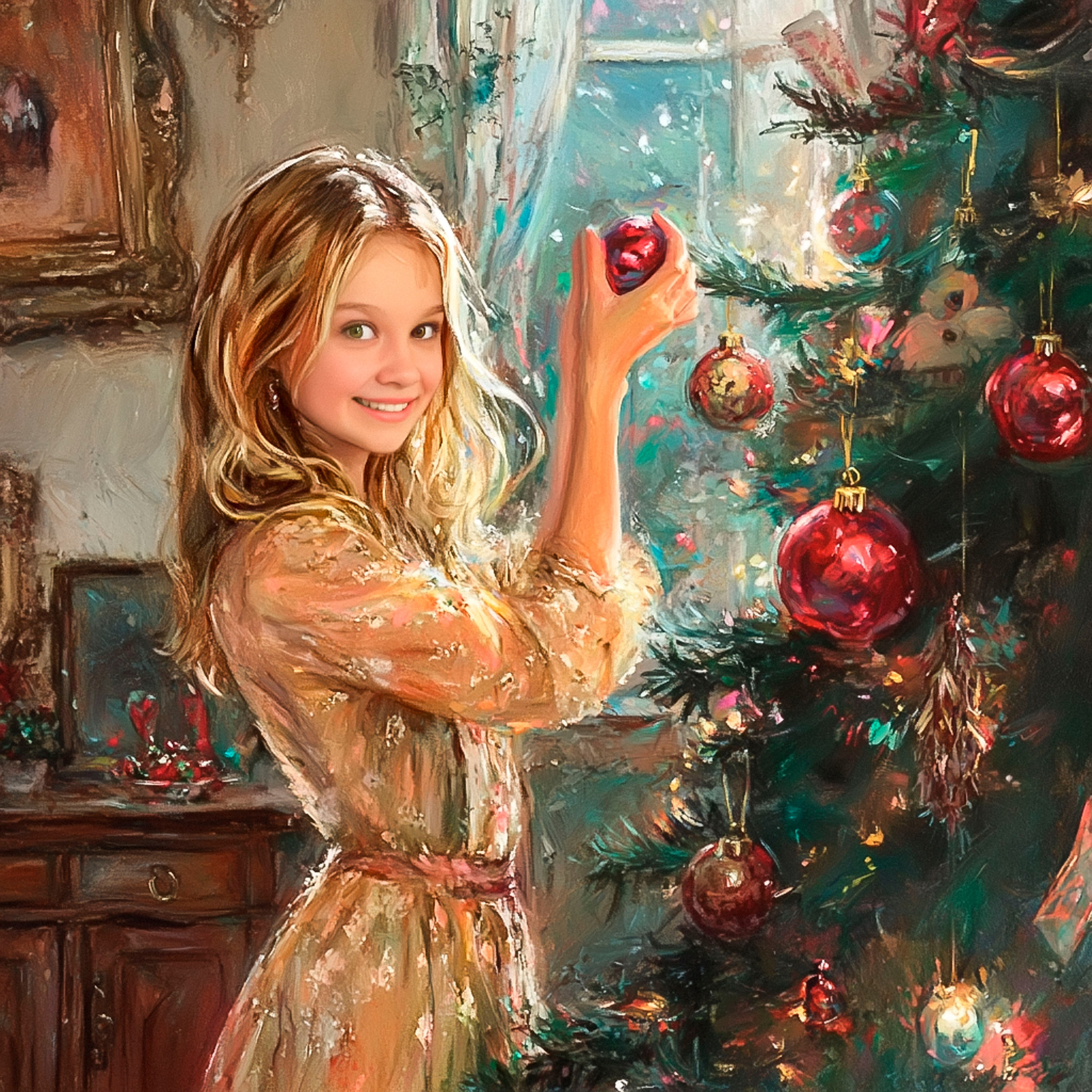 Нейрофотосессия для Алексы. Новогодняя история. ФотоХудожник Харитонова Ирина г. Санкт-Петербург