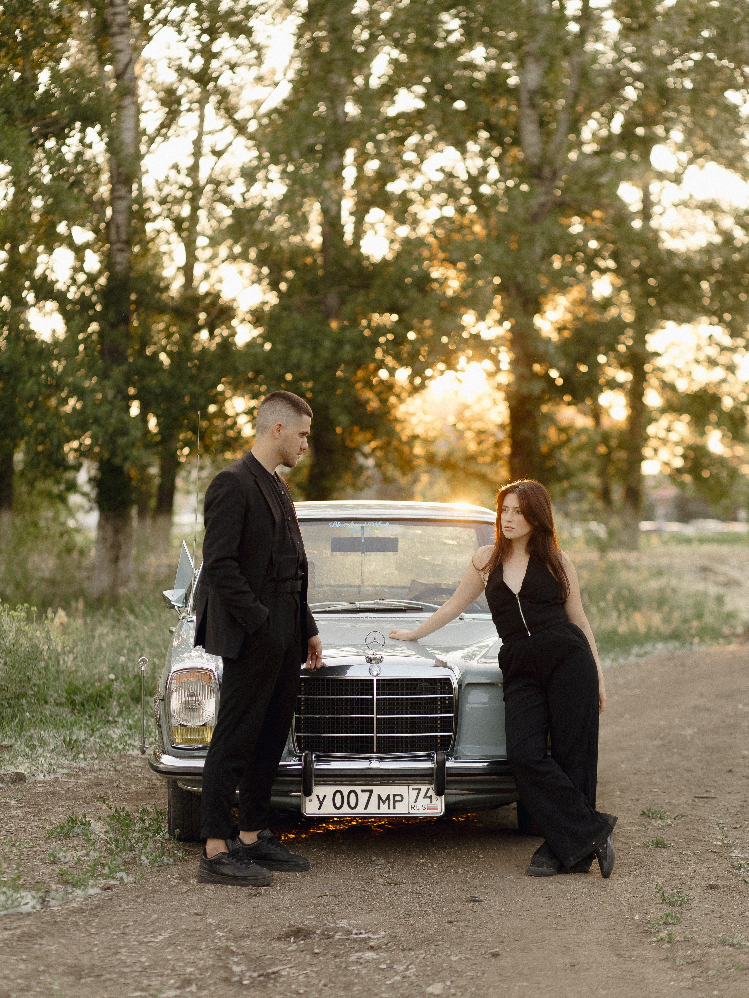 ТАНЯ И БУЛАТ, РЕТРО МАШИНА. Свадебный и индивидуальный фотограф в Челябинске Евгения Негодяева