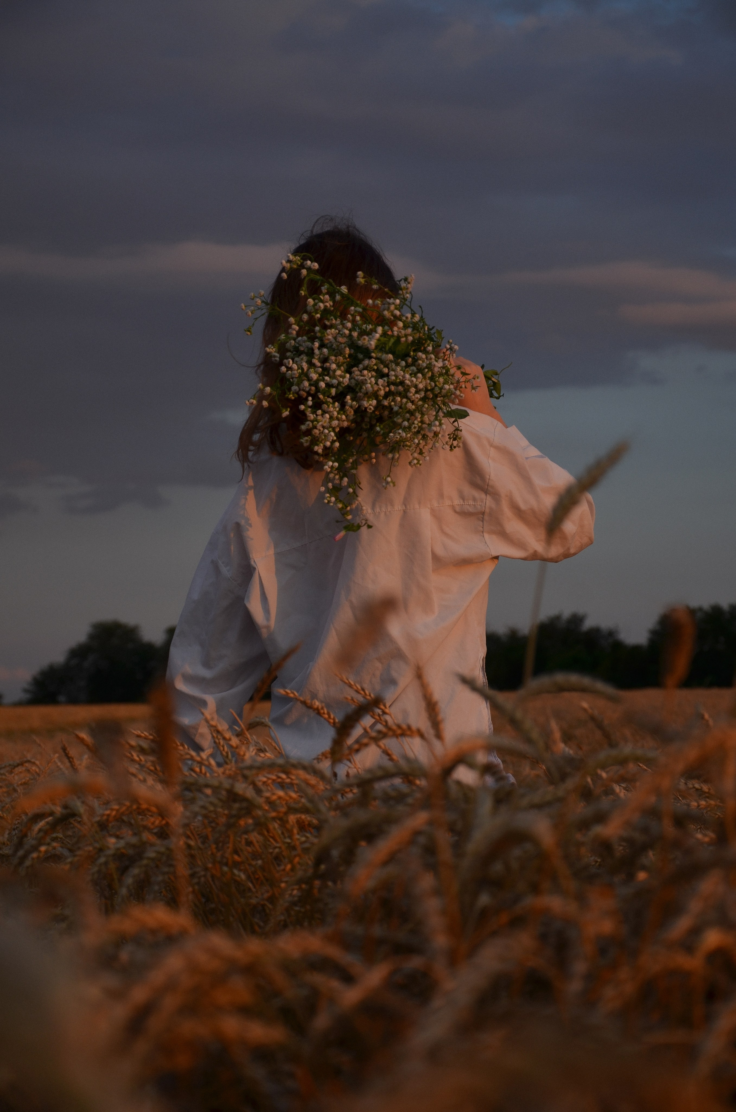 Ксения в поле