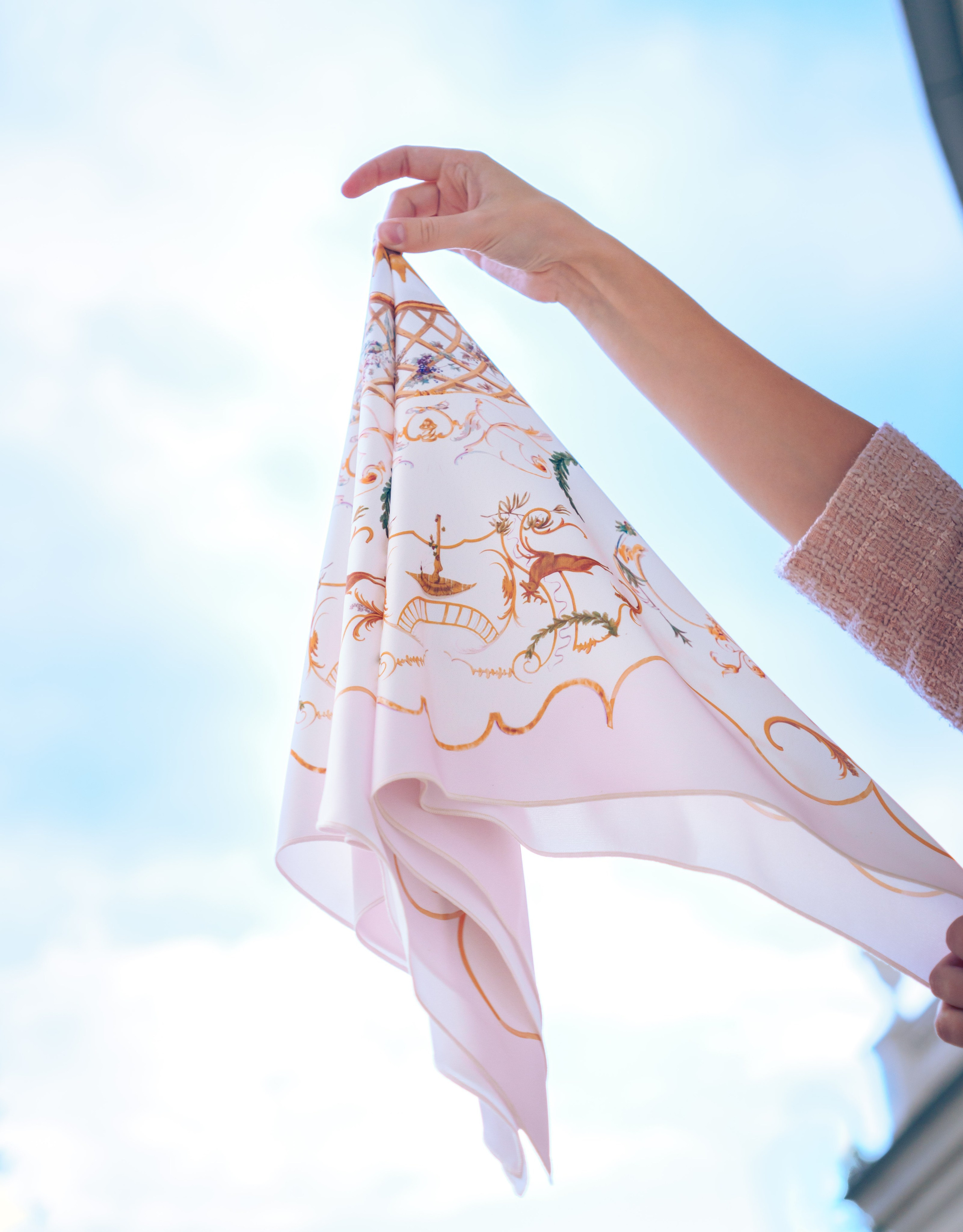 Коллекция платков Дарьи Ильичевой. Фотограф в Санкт-Петербурге Ибрагимова Алина