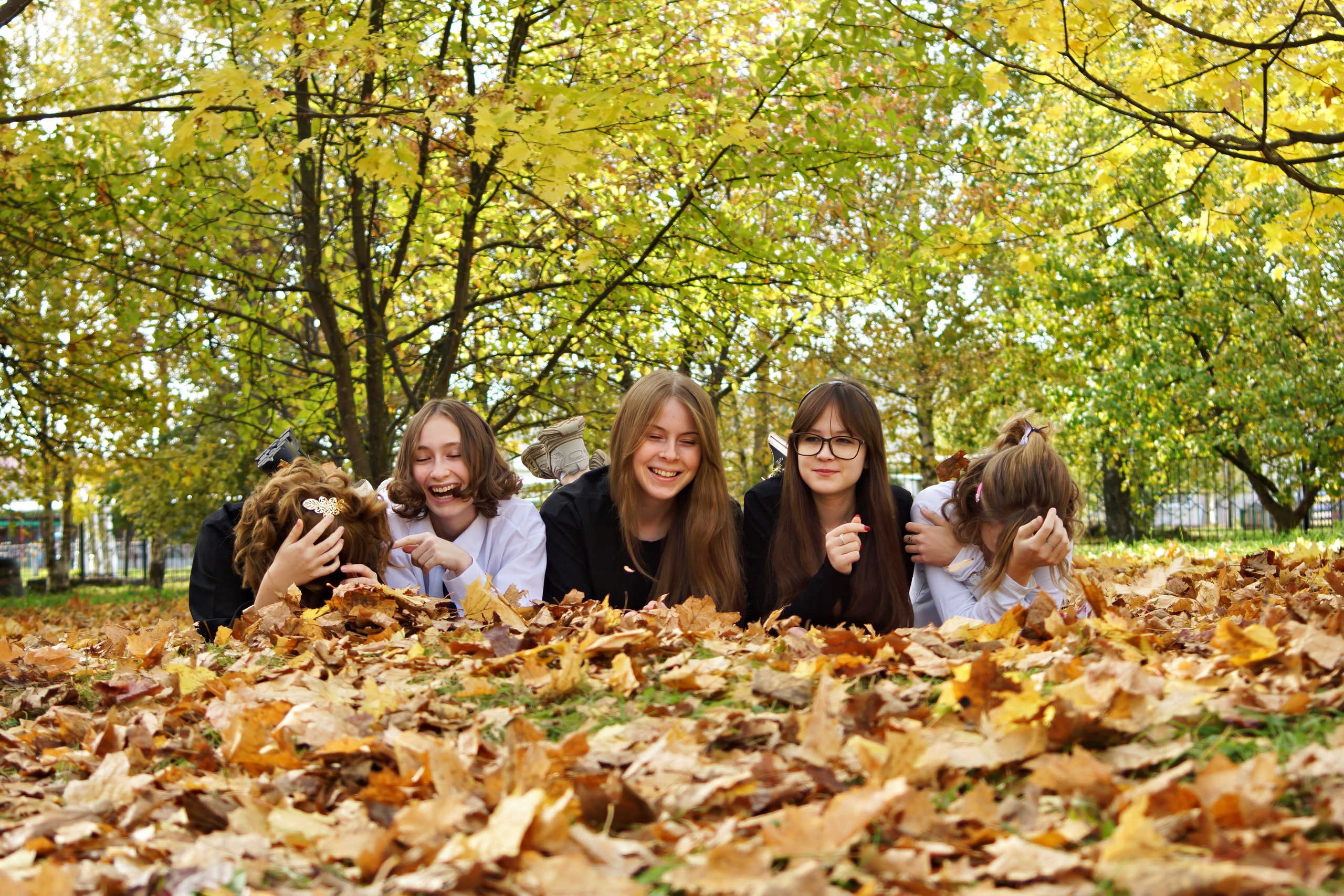 Осенняя фотосессия в школе г. Йошкар-Ола