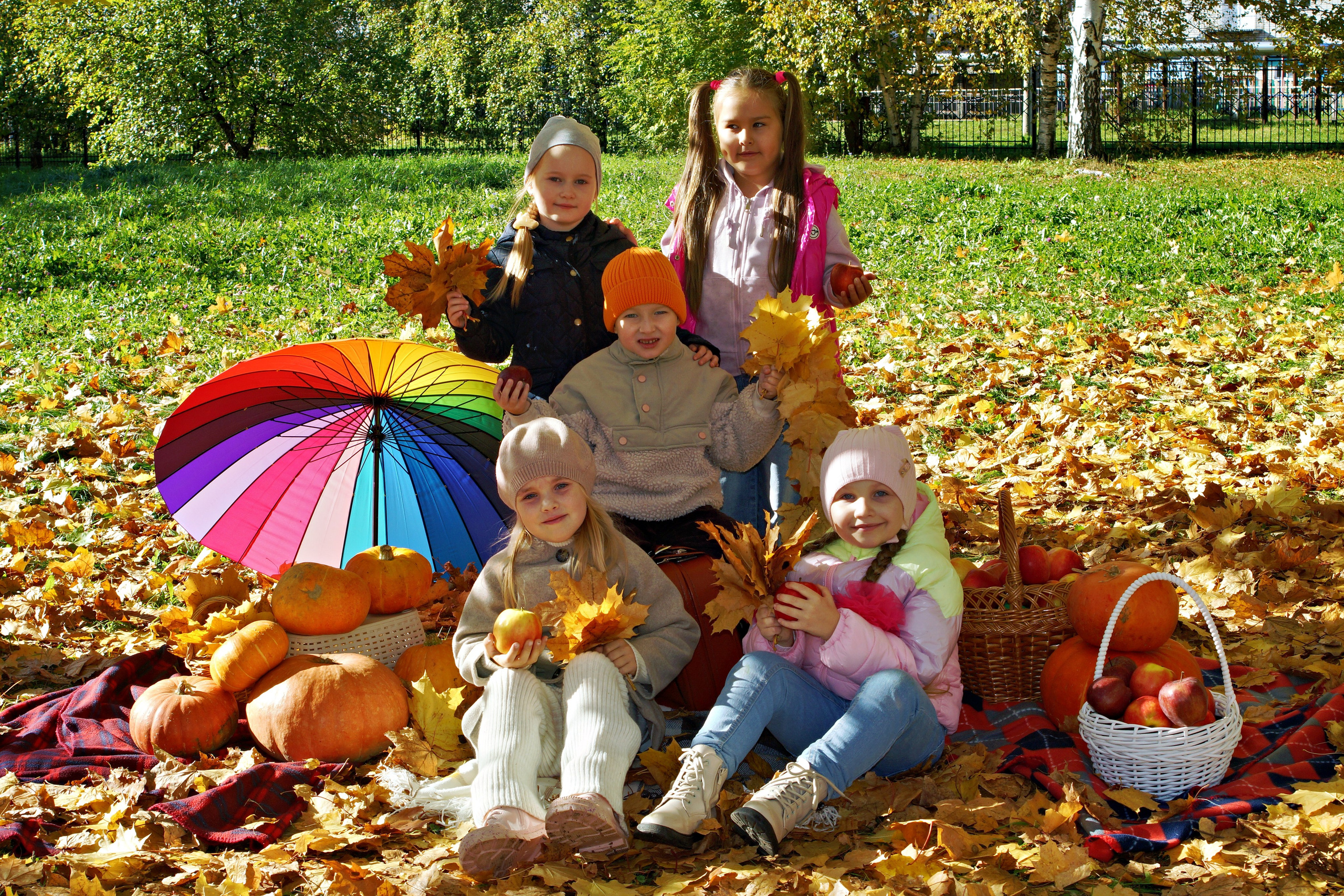 Осенняя фотосессия в детском саду г. Йошкар-Ола