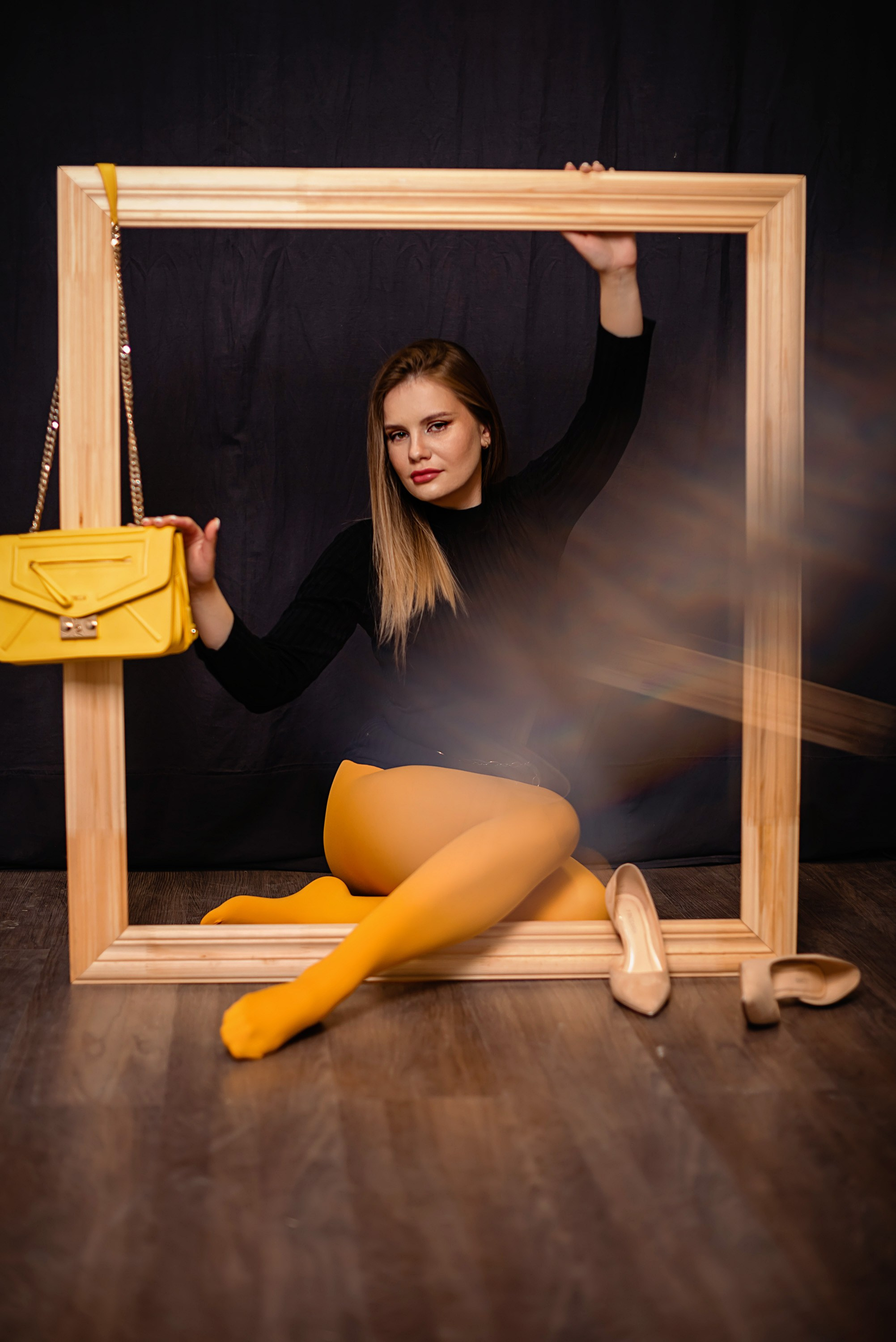 Съемка Алены в фотостудии. Фотограф Тула творческие фотосессии недорого Ольга Ромашина