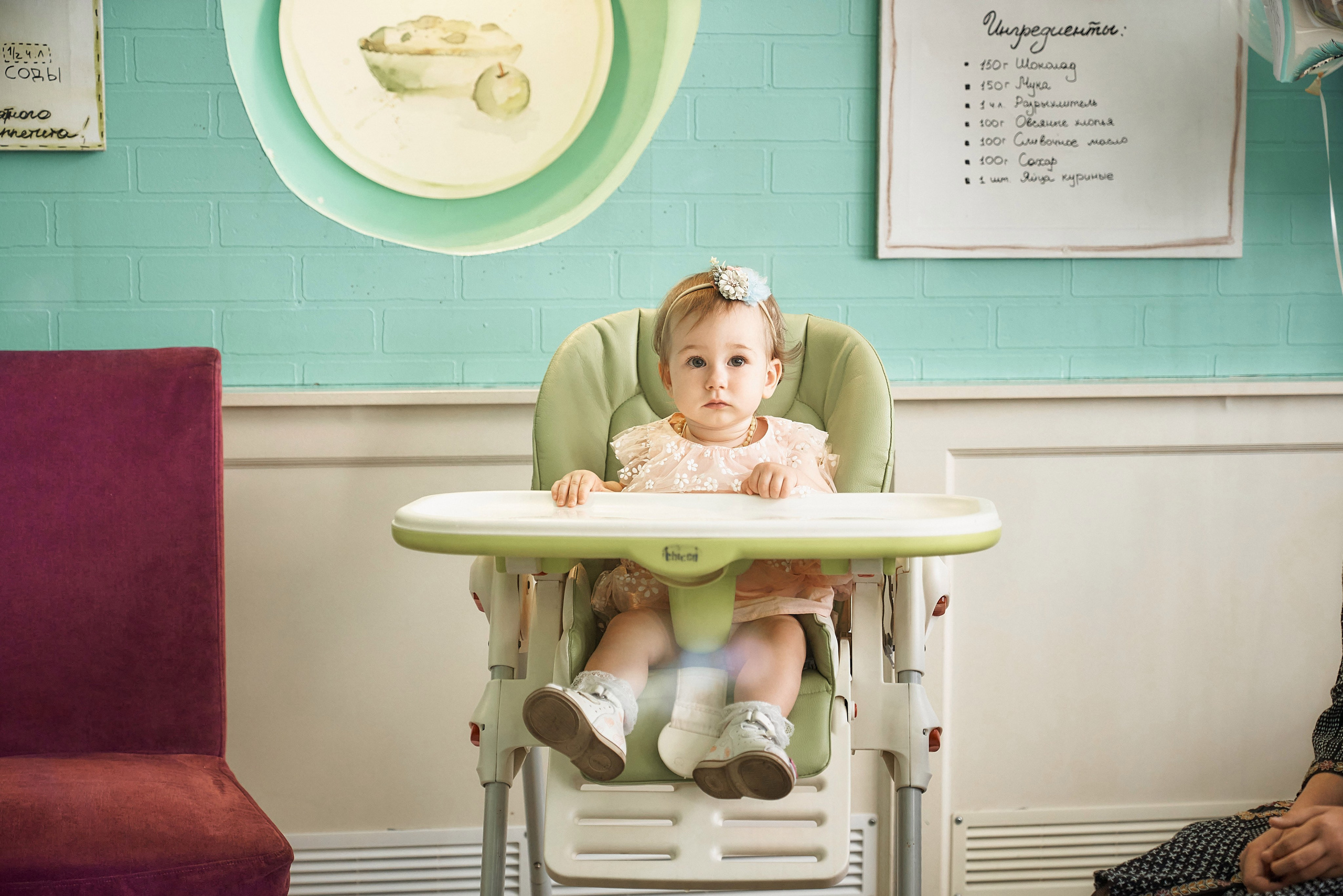 Детская Фотосессия в кафе Андерсон — день рожденье, 1 годик