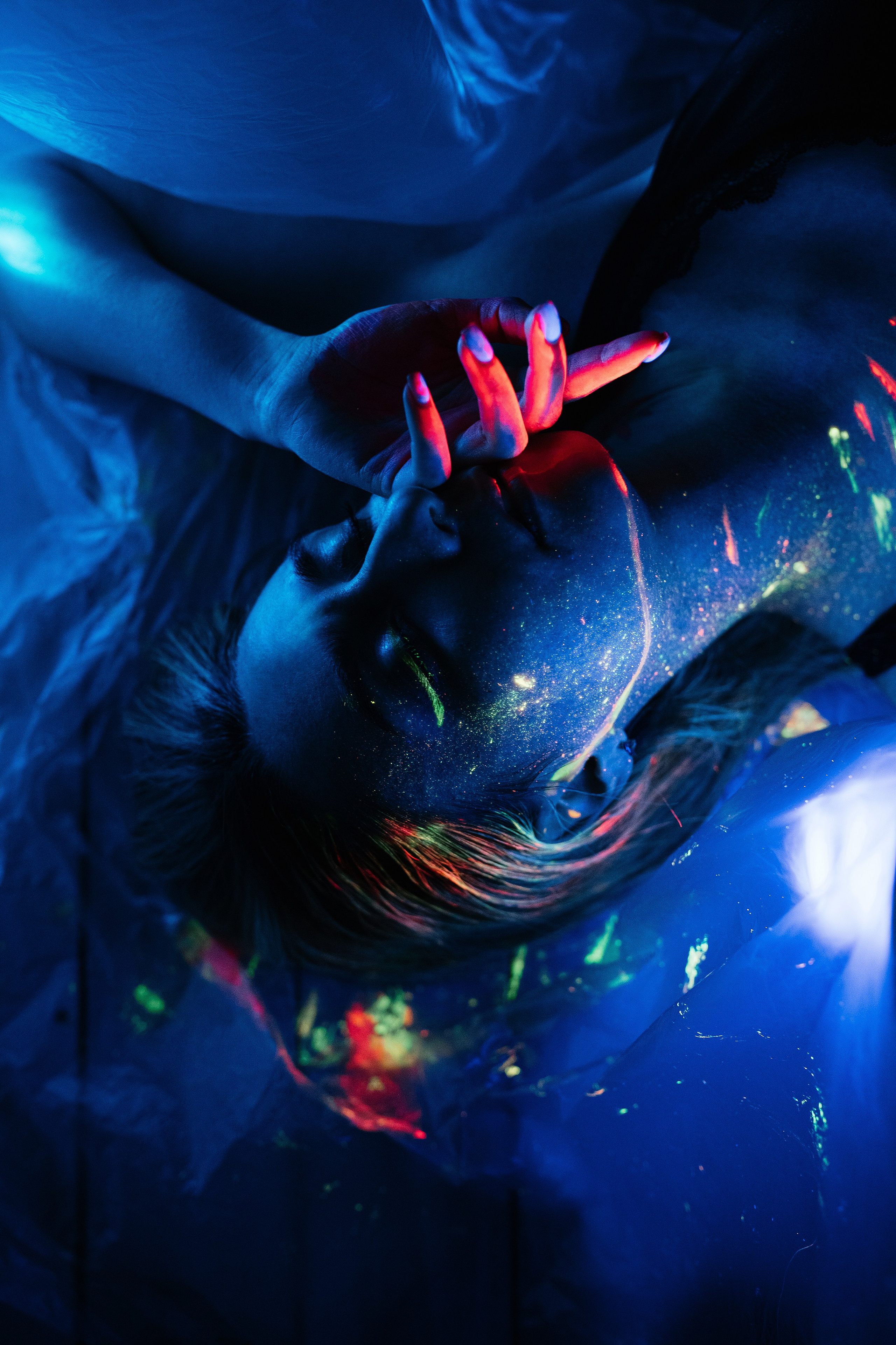 Съемки со светящимися красками. Свадебный, семейный фотограф в Рязани Лена Брант