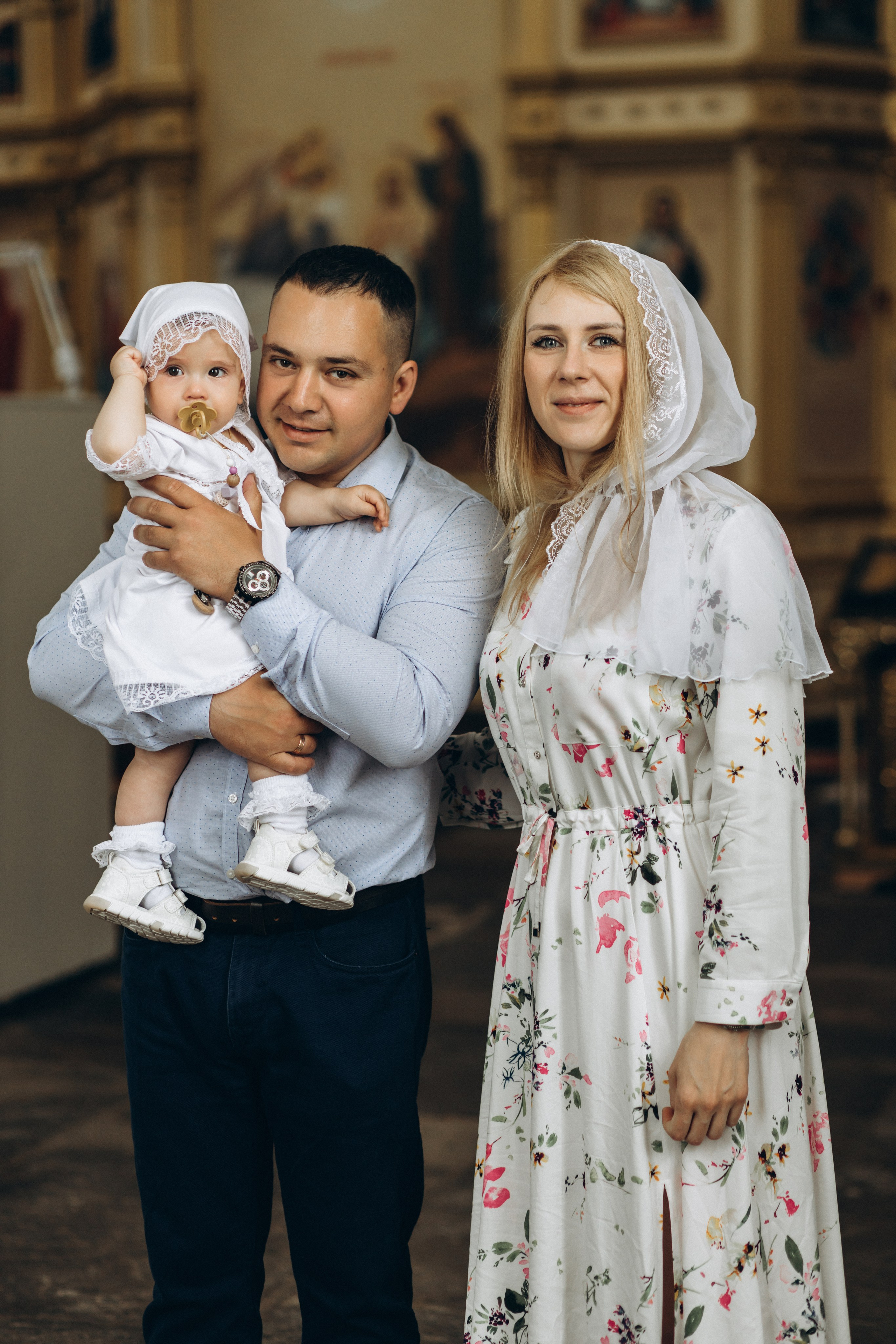 Крещение Марии в Храме Успения Пресвятой Богородицы. Свадебный и семейный фотограф Ольга Разрядова