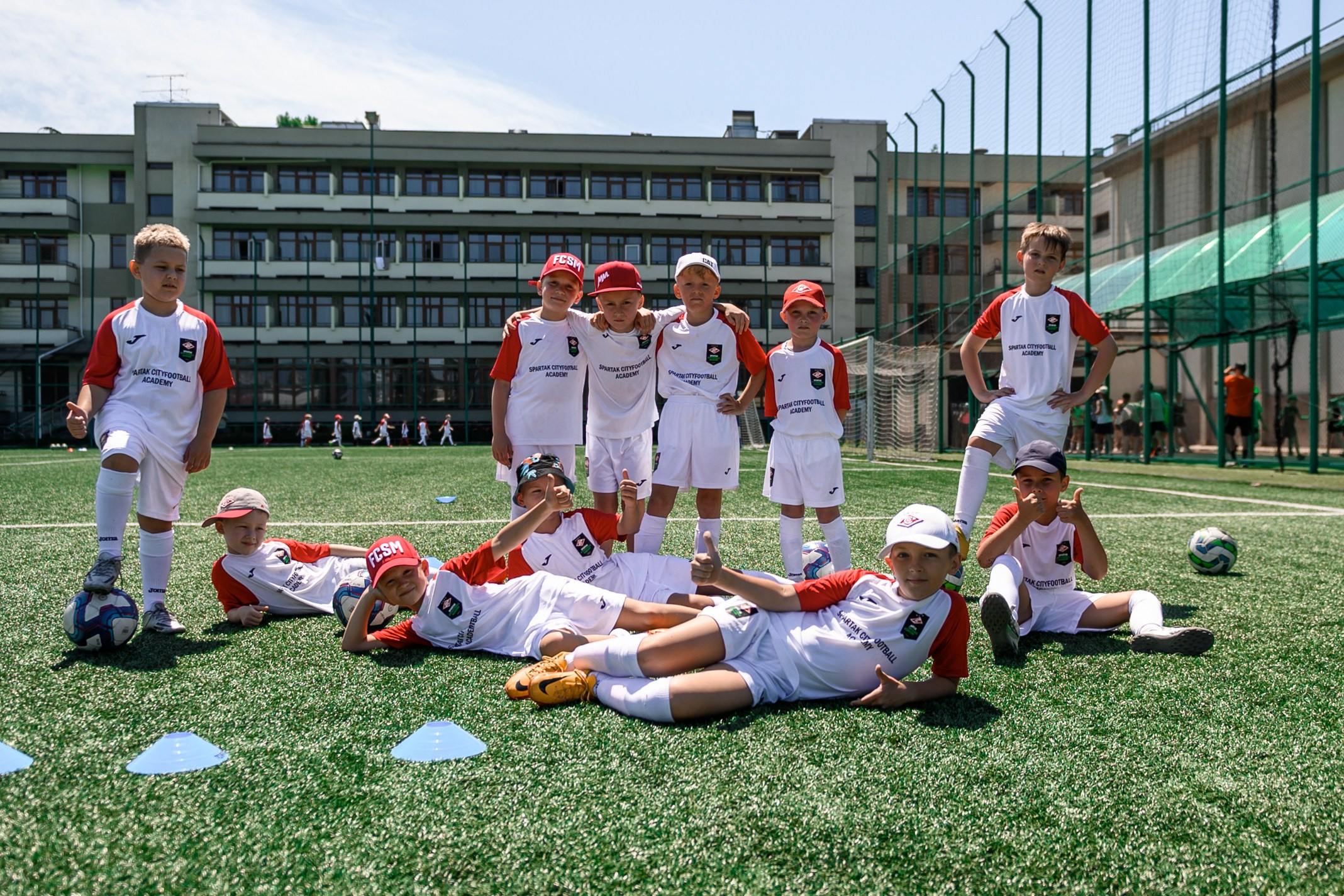 Детский лагерь футбольной школы Спартак. Свадебный и семейный фотограф София Невская