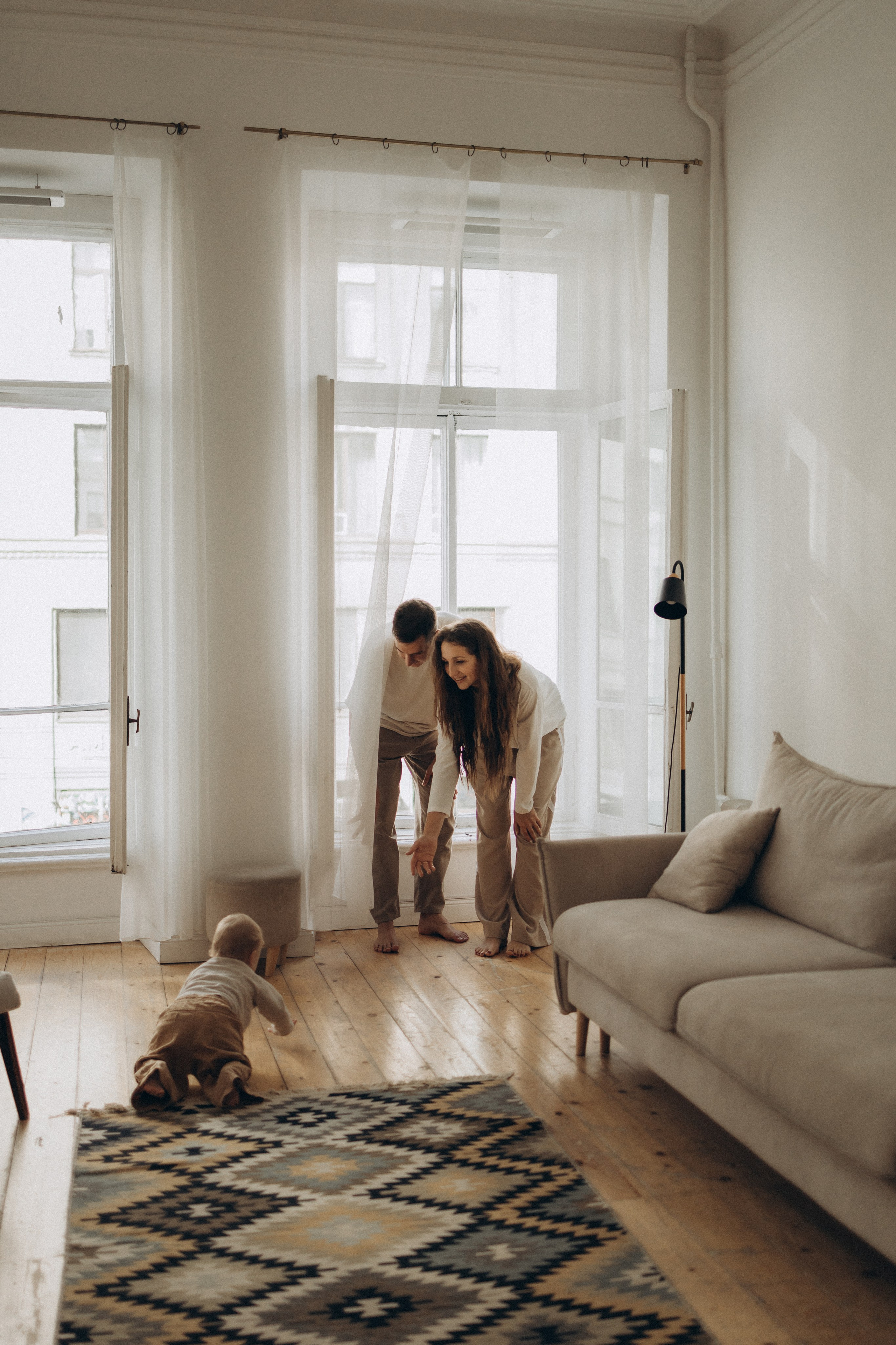 Яна, Дима и малыш Мирон. Семейный, домашний, ньюборн фотограф Москва Цветкова Елизавета