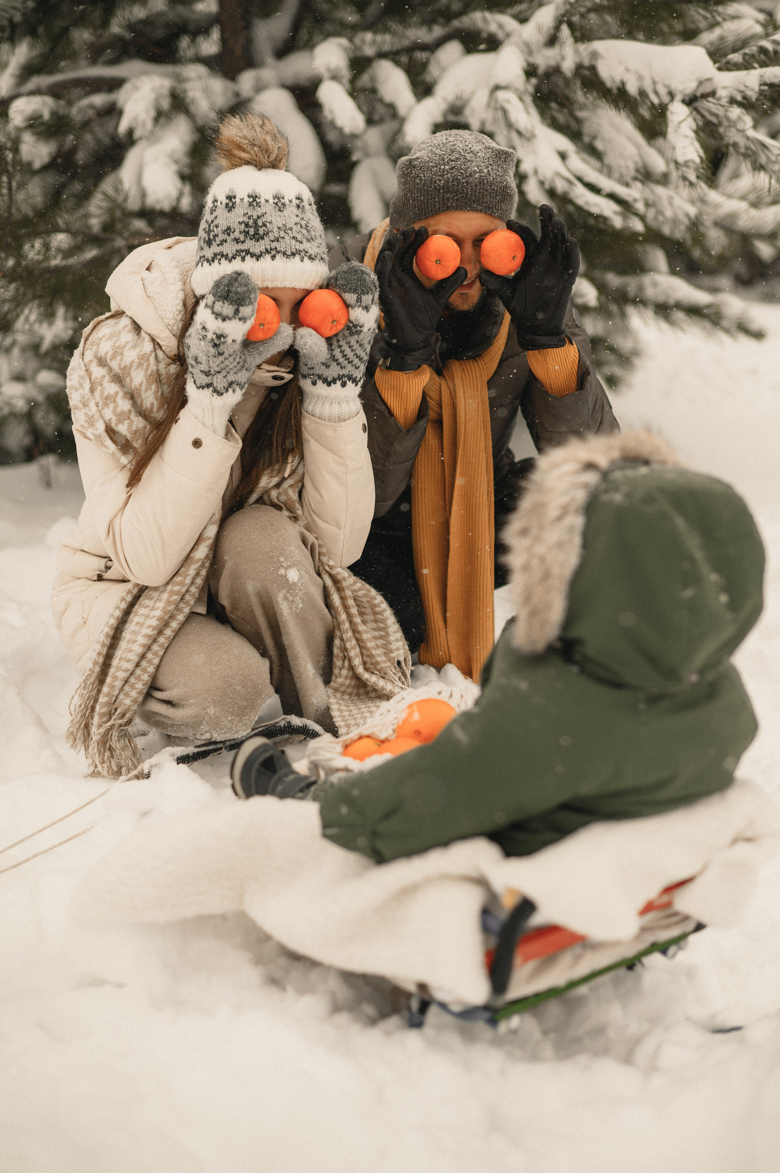 Прогулка в снегопад. Семейный фотограф в г. Ставрополь, Сорокина Мария