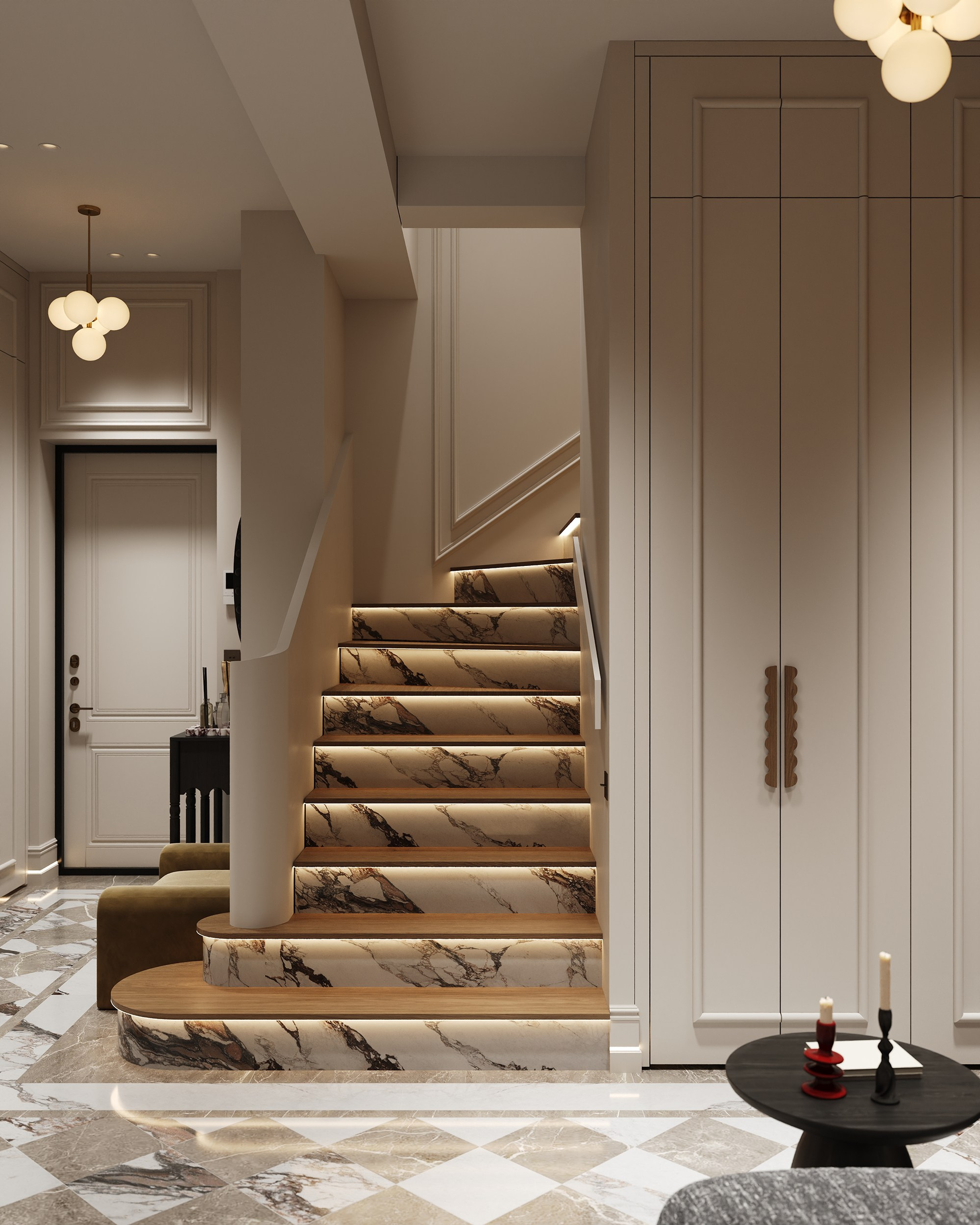 Прихожая «Минина». 3D визуализация интерьера Надежда Соколова