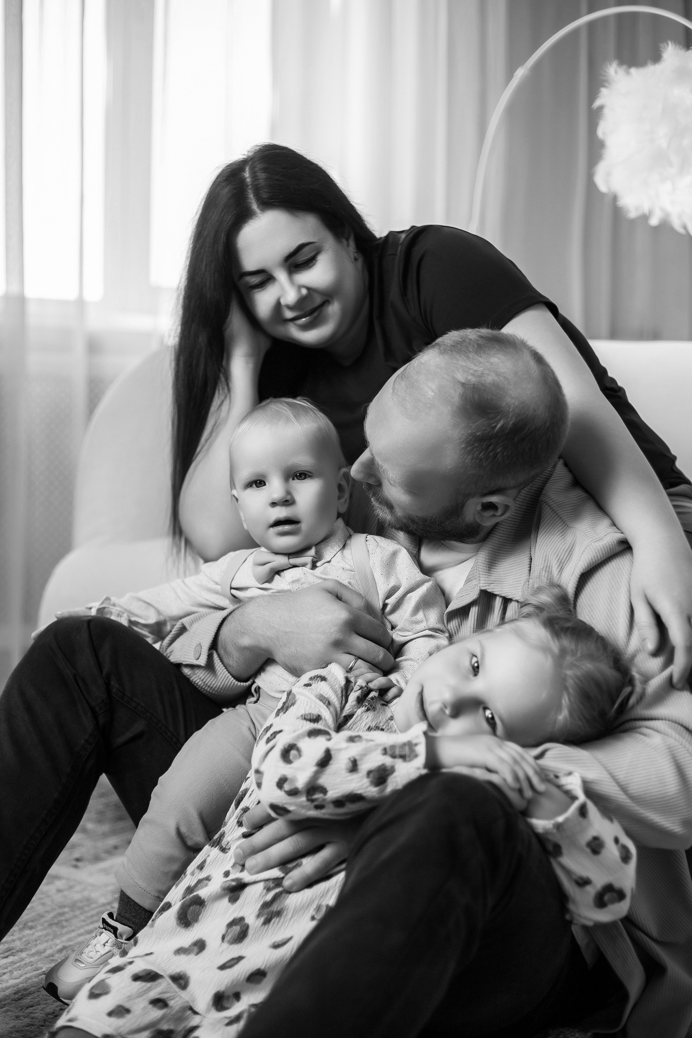 Федор, Саша, Анастасия и Станислав. Портретный, семейный, свадебный фотограф в Брянске Маргарита Василькова