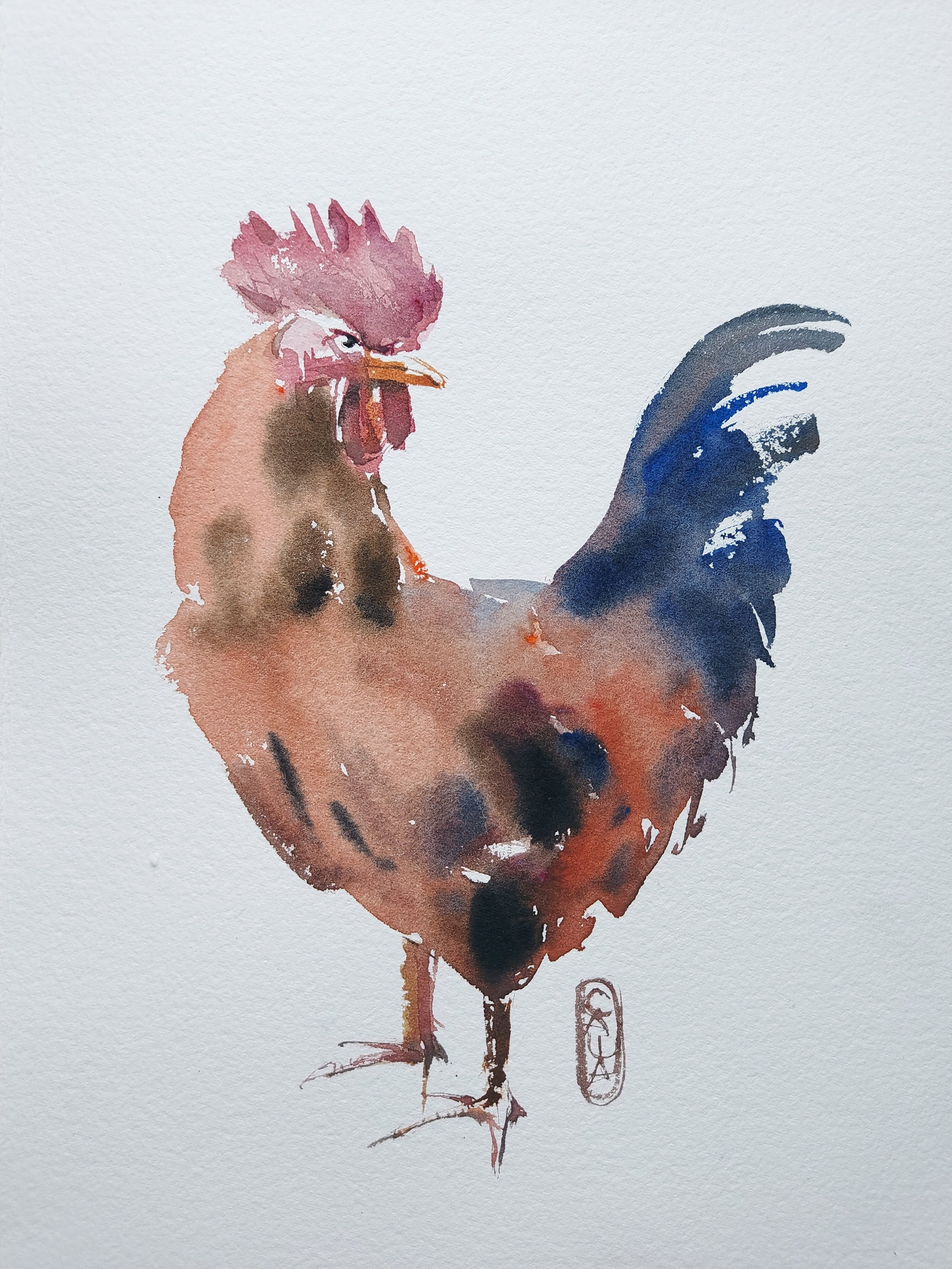 Suburbs. Alexander Manaenkov | Watercolor Artist from Siberia