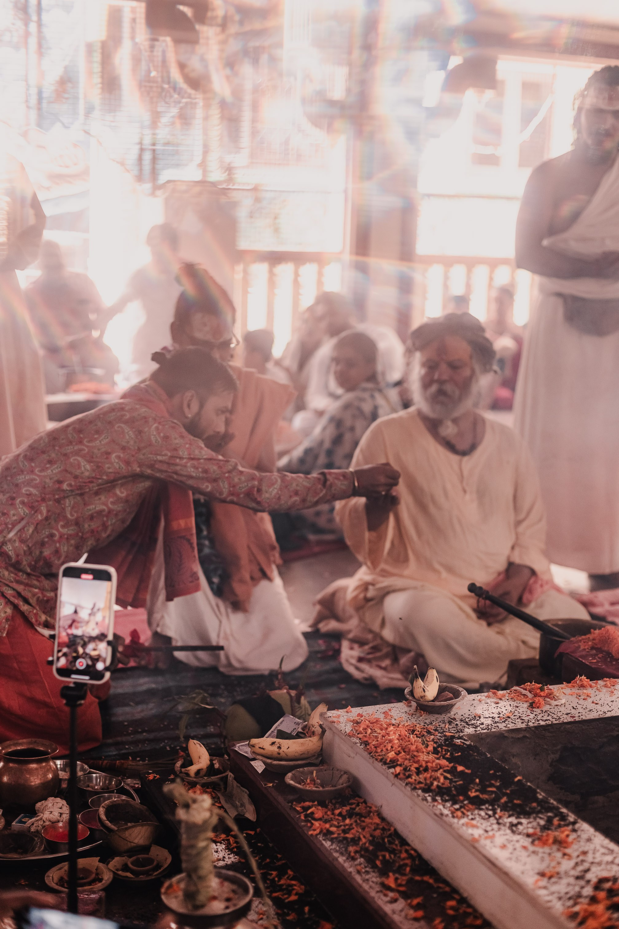 Navaratri yajna at Devraha Baba Ji ashram. Мариам Багдасарян