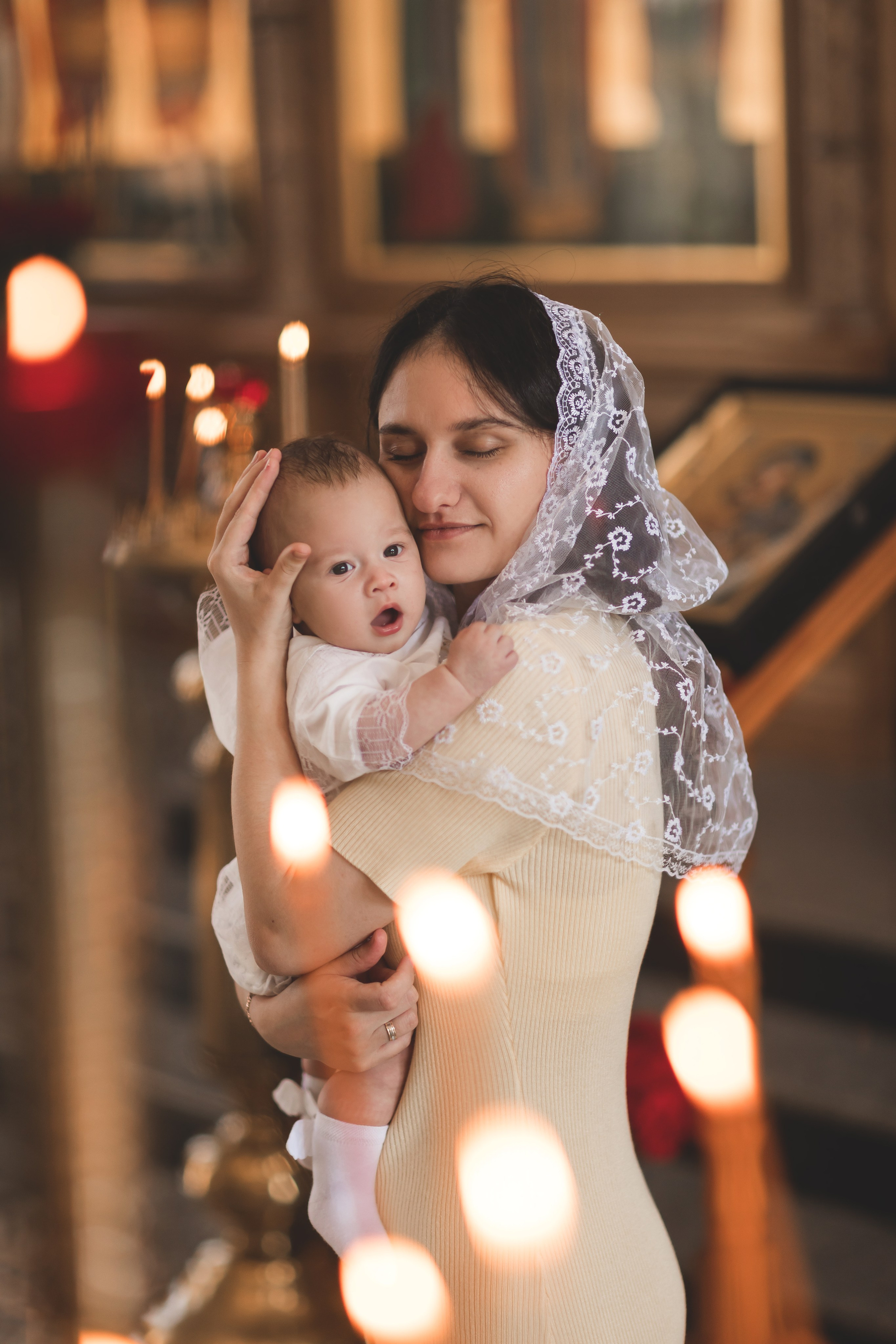 Крещение. Семейный и детский фотограф Краснодар Валерия Власенко