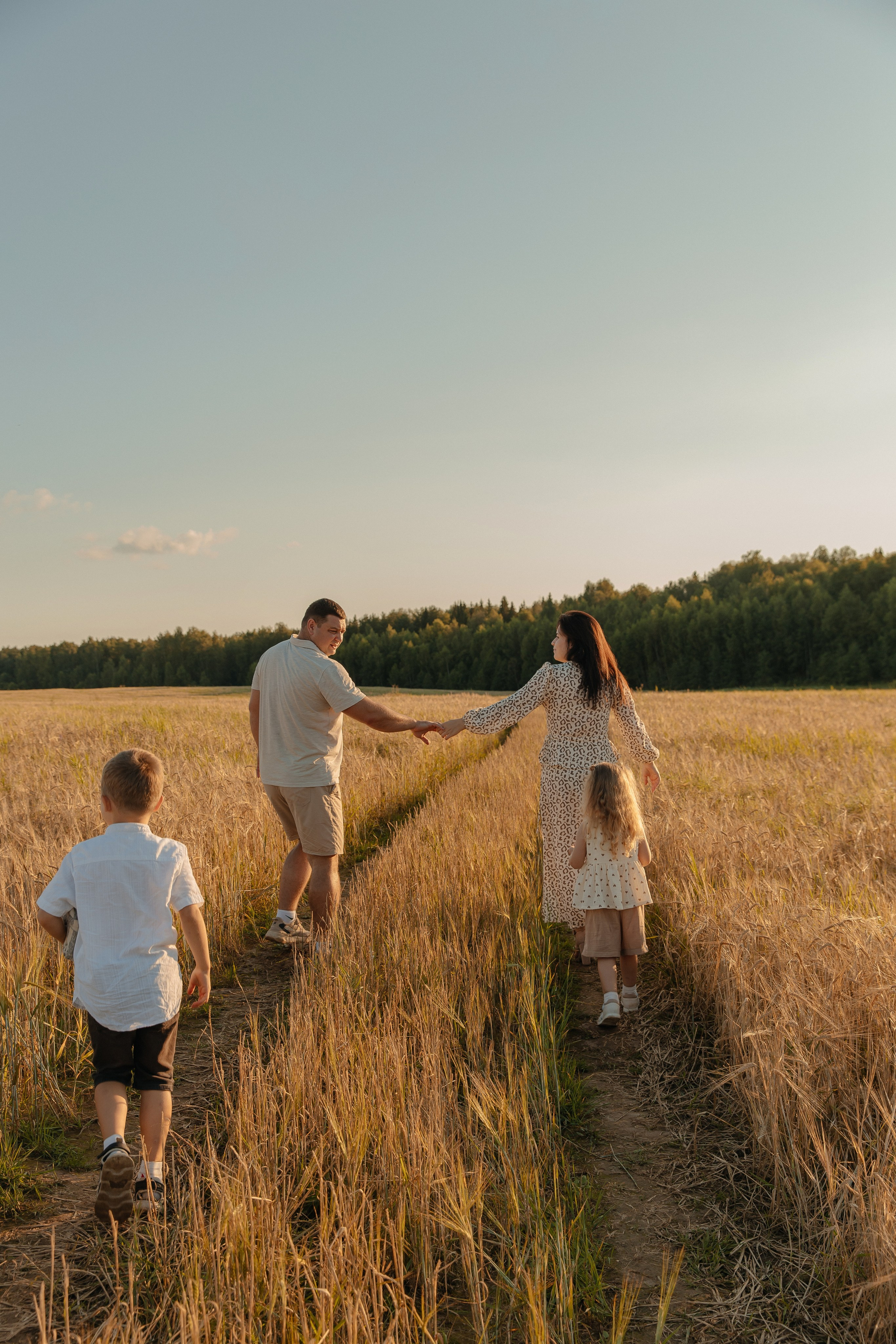 Дима Алёна Добромир и Стеша. Семейный фотограф Москва
