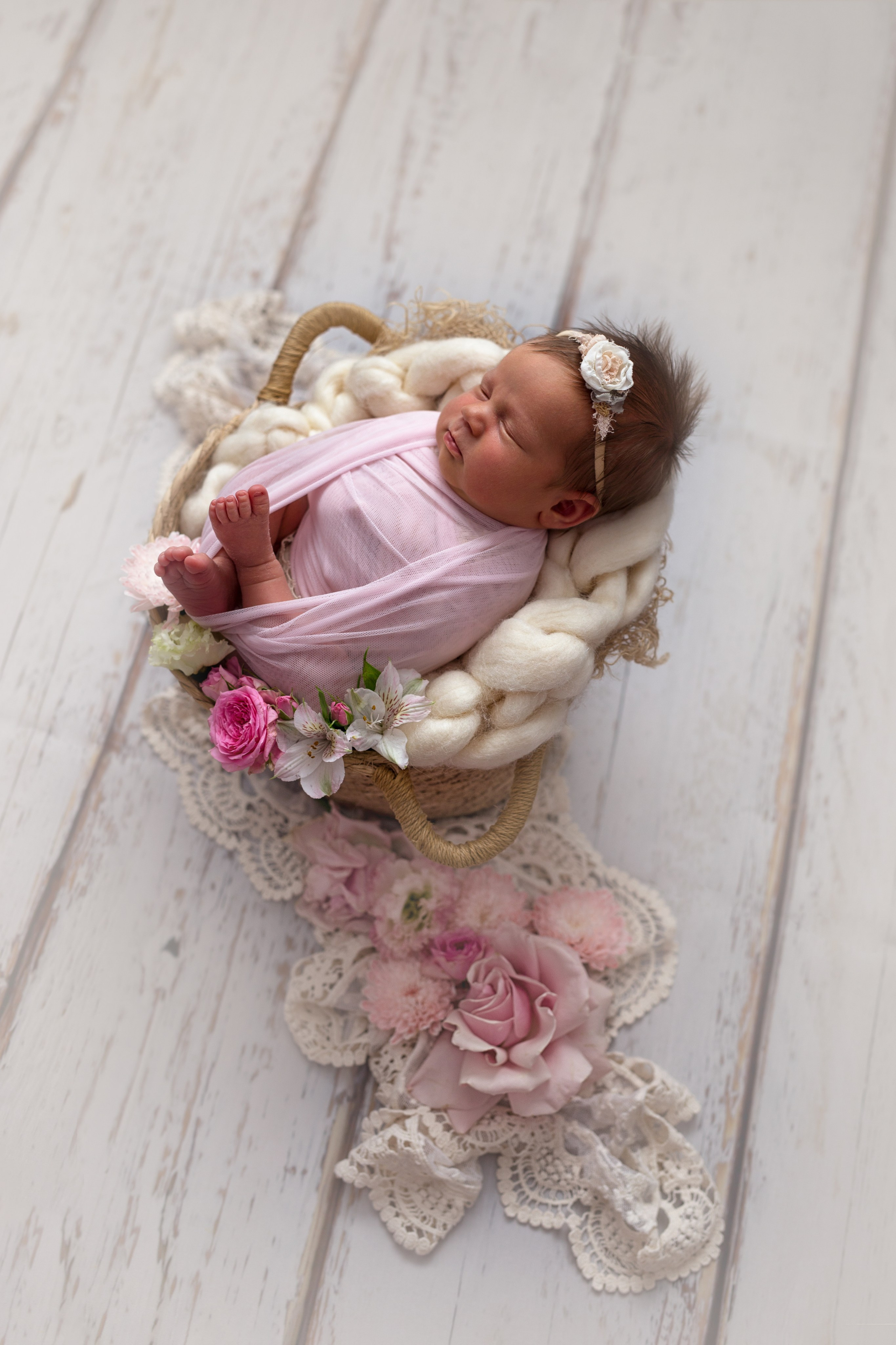 Newborn ДЕВОЧКИ. Фотограф новорожденных в Новосибирске