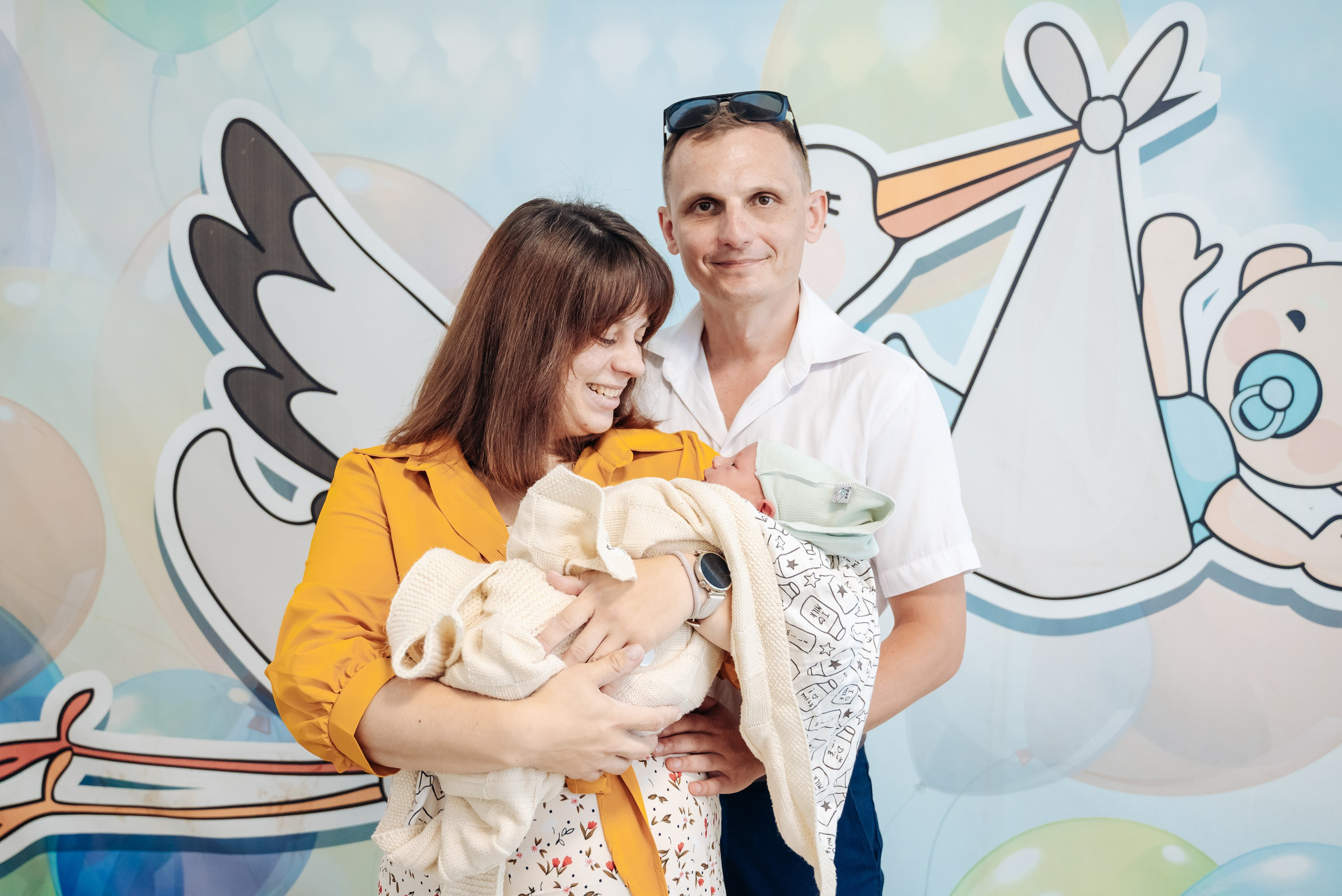 Выписка из роддома. Фотограф Татьяна Ульянова. Съёмка выписки из роддома, Таинства Крещения