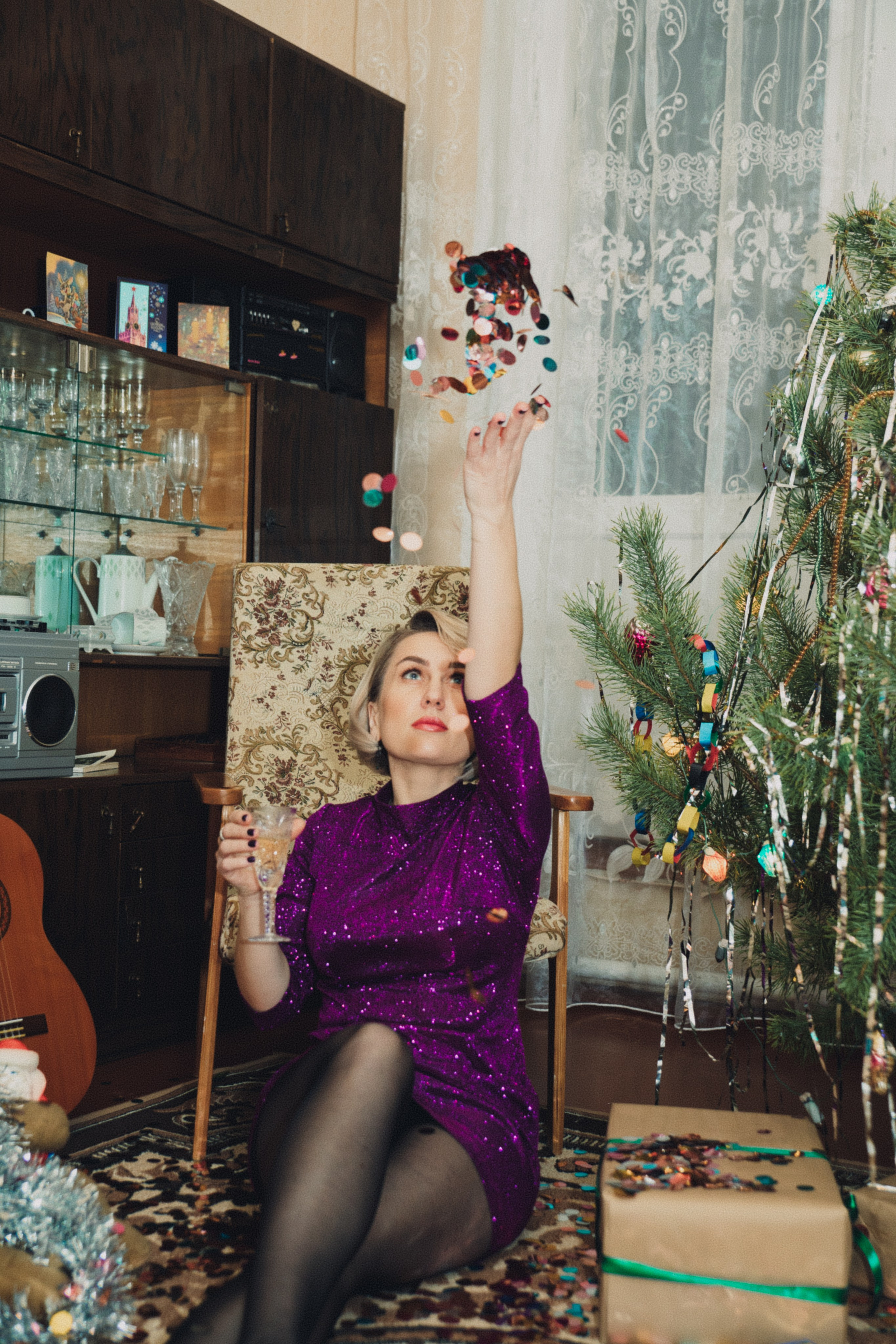 Валерия и конфетти. Елена Котлярова фотограф г. Сергиев Посад