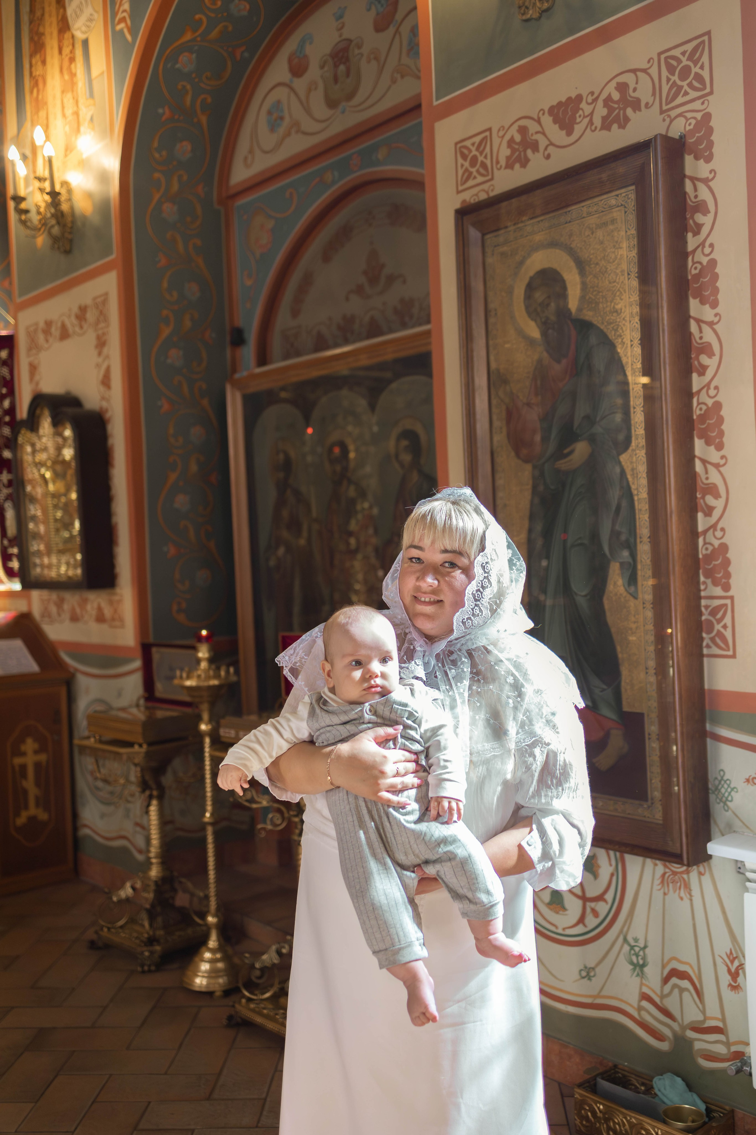 Таинство Крещения Евгения. Фотограф новорождённых Newborn Москва