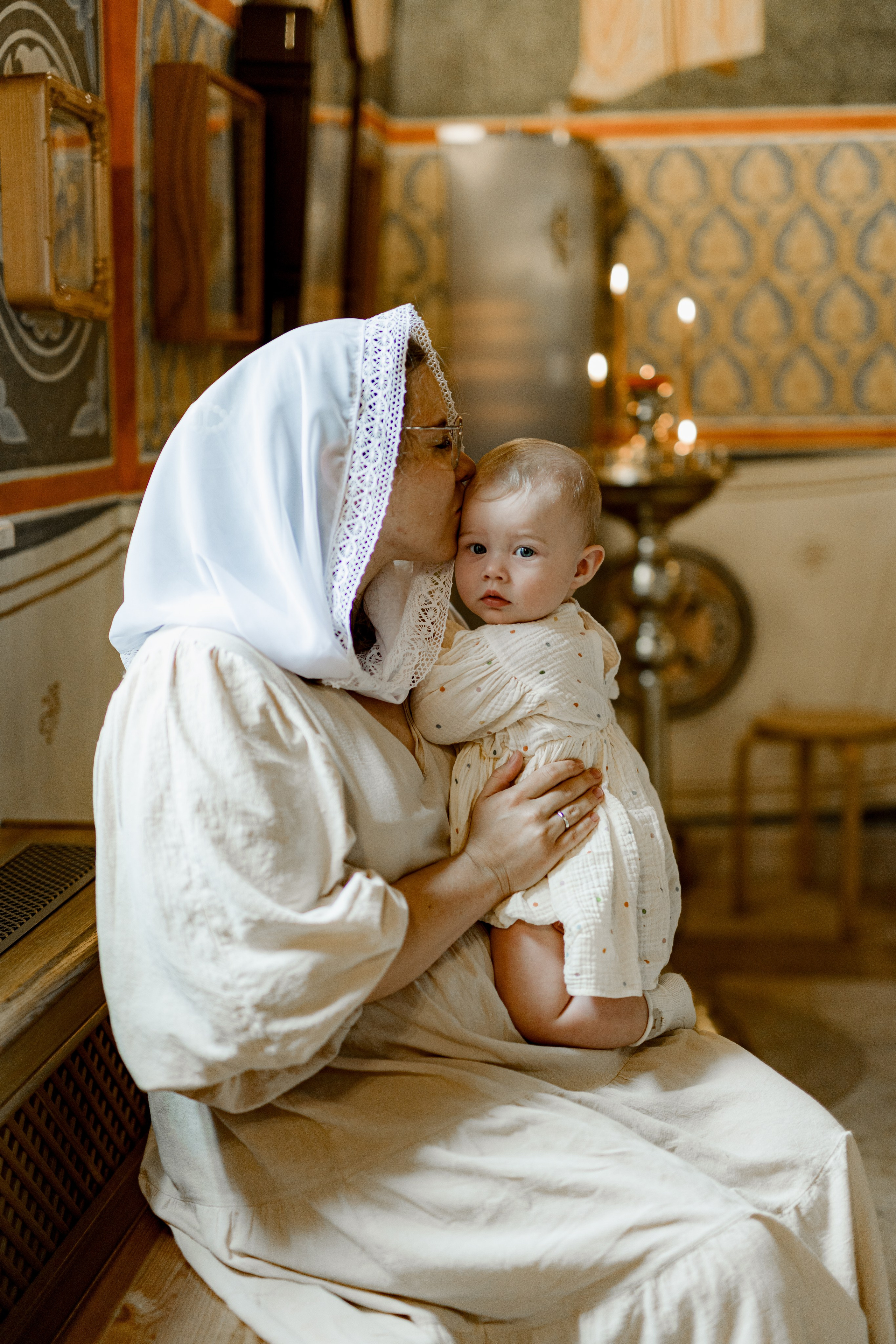 Таинство Крещения Веры. Фотограф новорождённых Newborn Москва