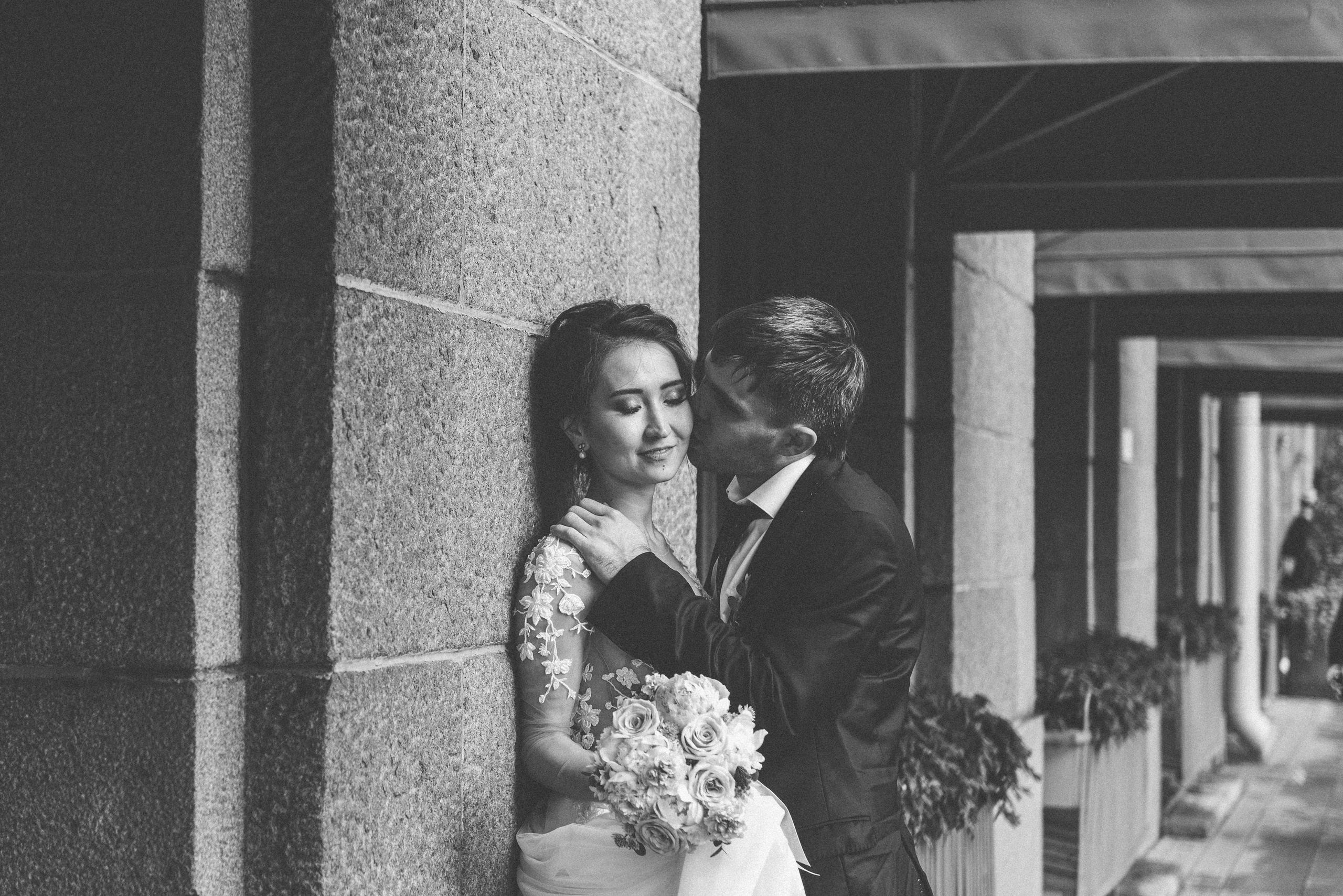 Свадьба для любителей ч/б фото. Артем и Айна. Свадебный и семейный фотограф София Невская
