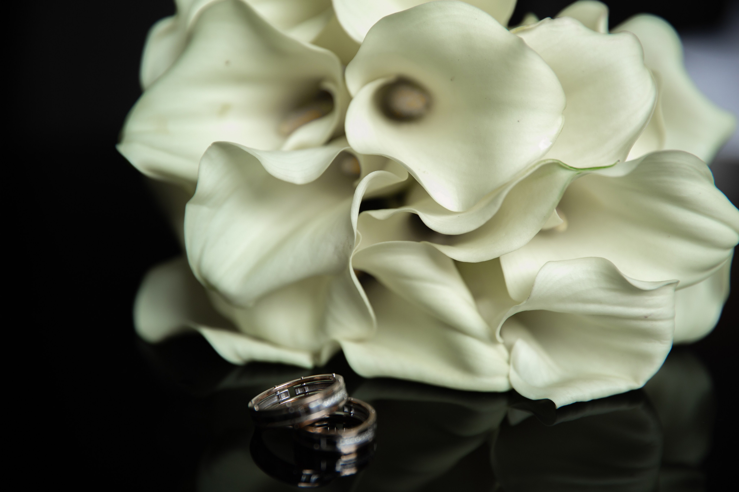 букет из каллов, букет невесты