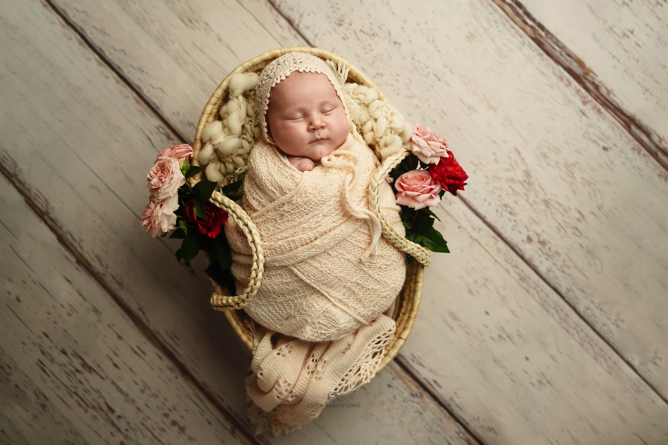 Классика newborn. Фотограф новорожденных в Ялте