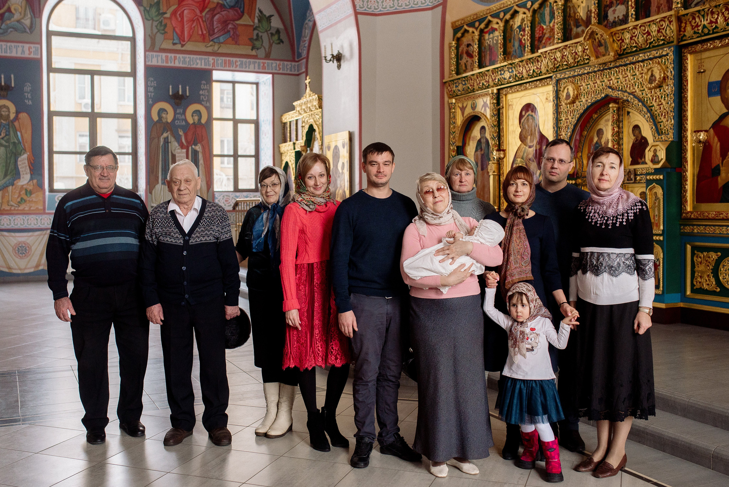 Крещение Алисы. Фотограф Мария Стрелкова