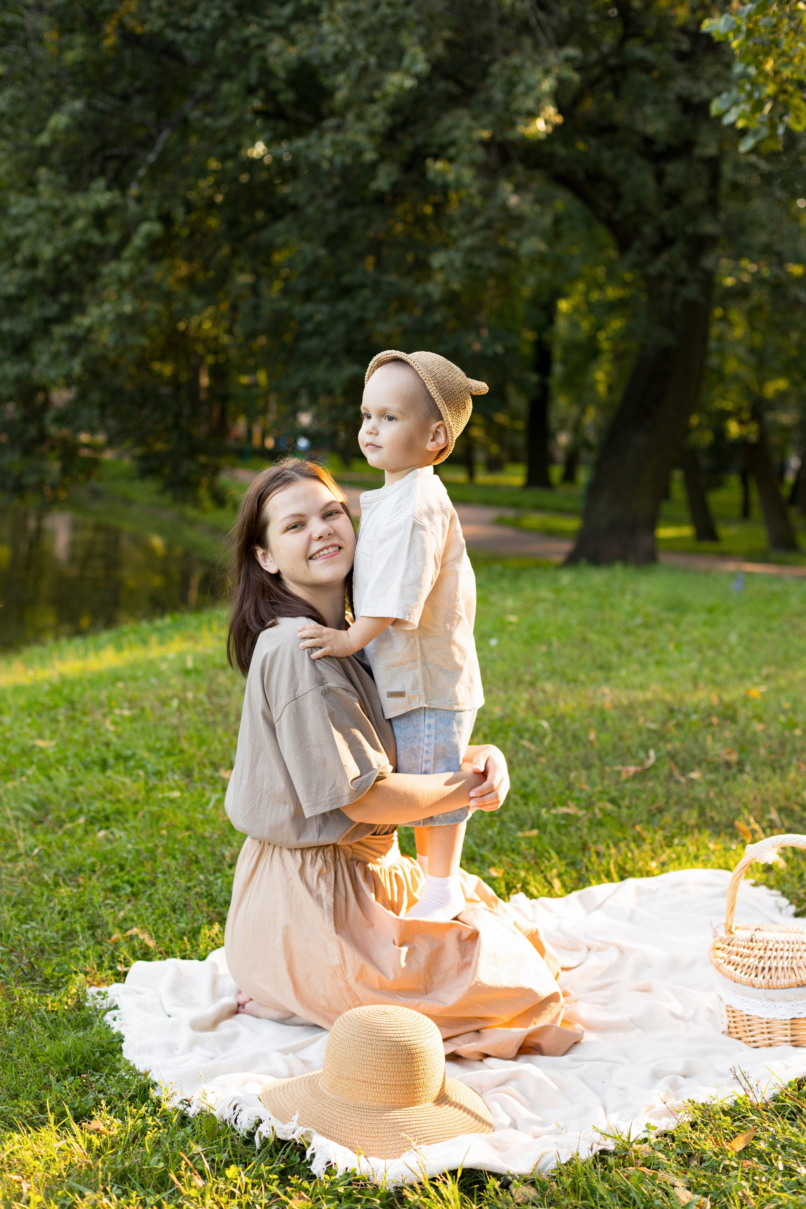 Летняя семейная фотопрогулка в Таврическом саду. Детский и контент фотограф Надя Волкова Санкт-Петербург