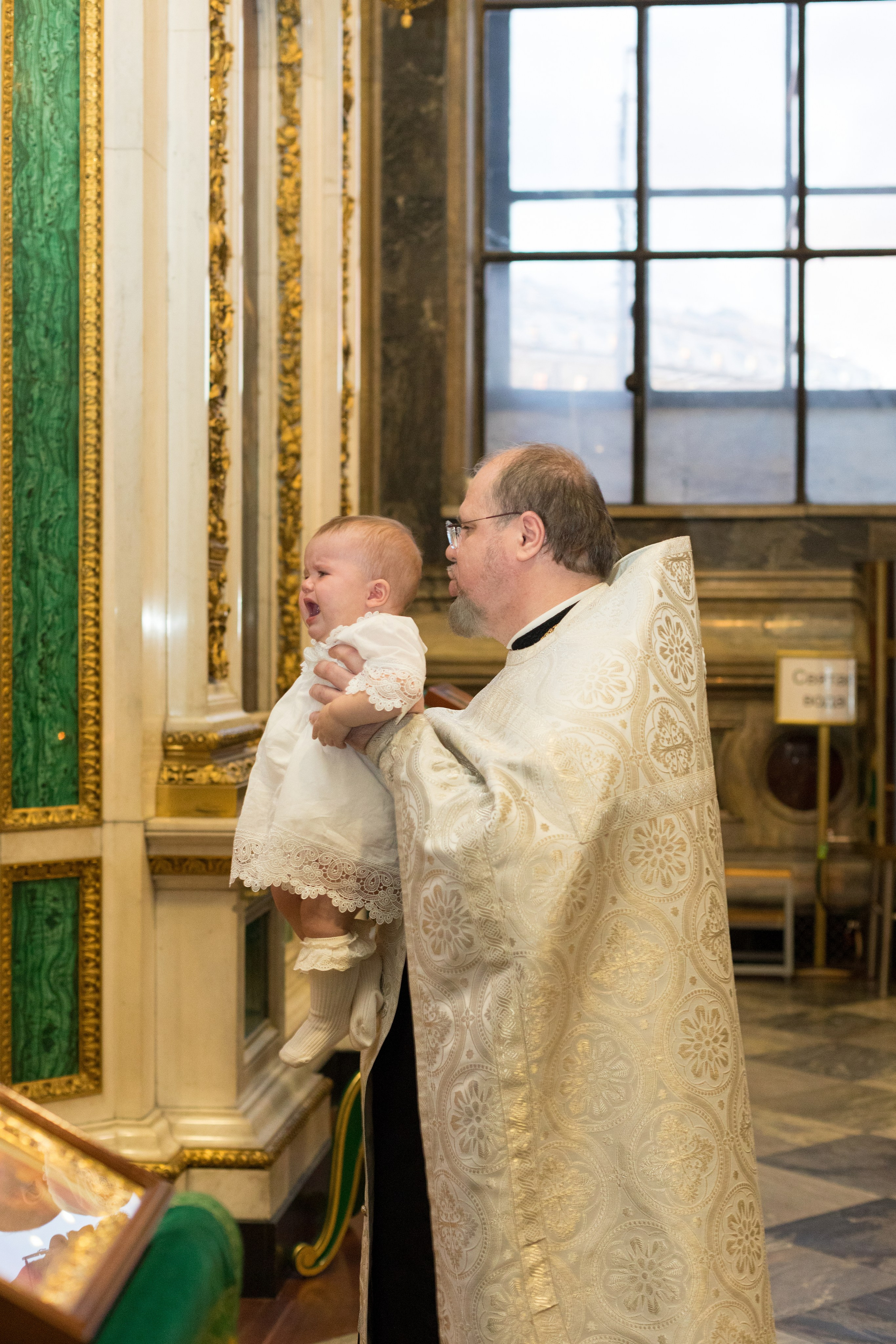 Крещение в Исакиевском соборе. Детский и контент фотограф Надя Волкова Санкт-Петербург