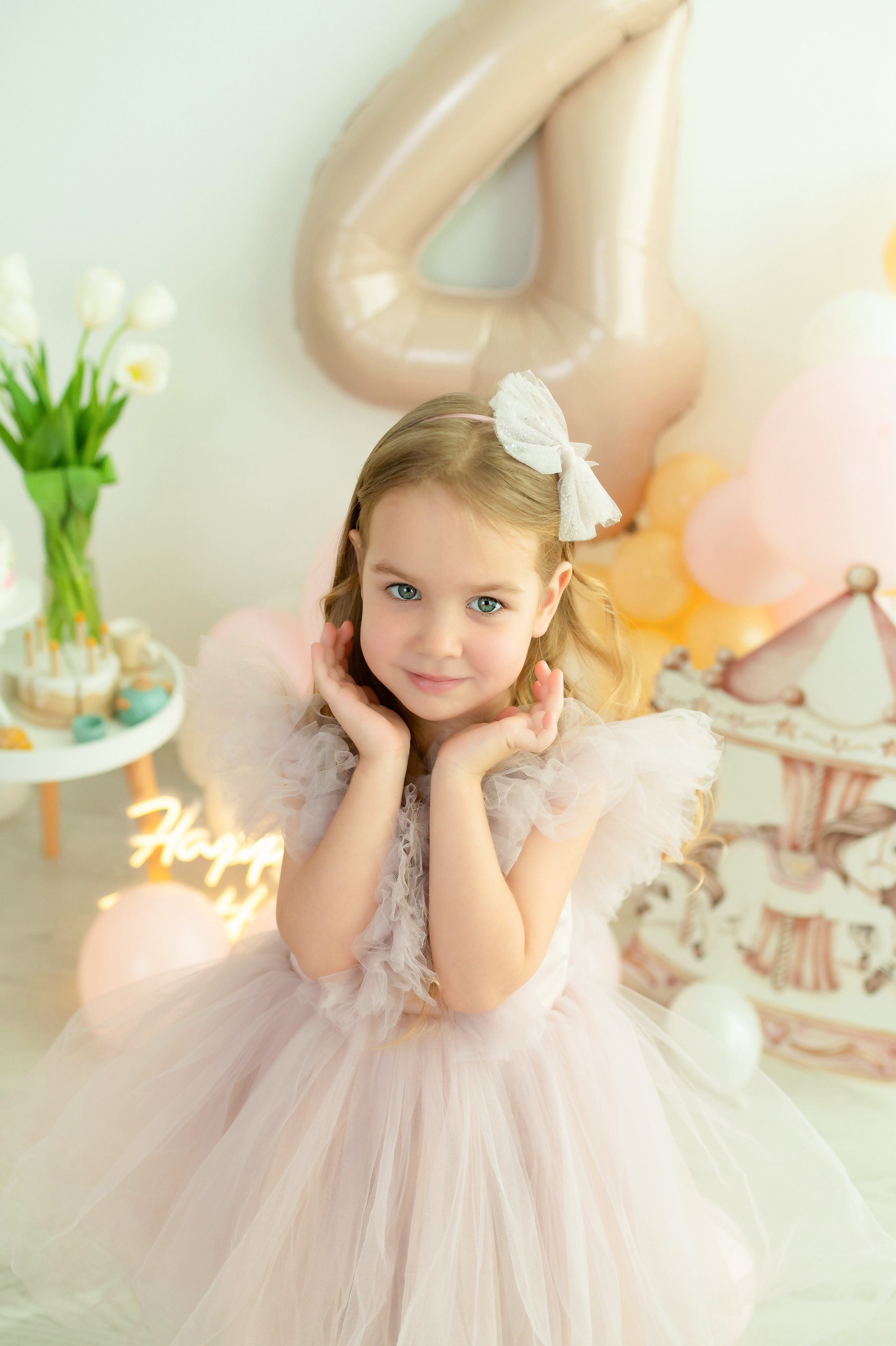 Фотосессия ко Дню Рождения! Алисе — 4 года!. Детский фотограф Ирина Глебова