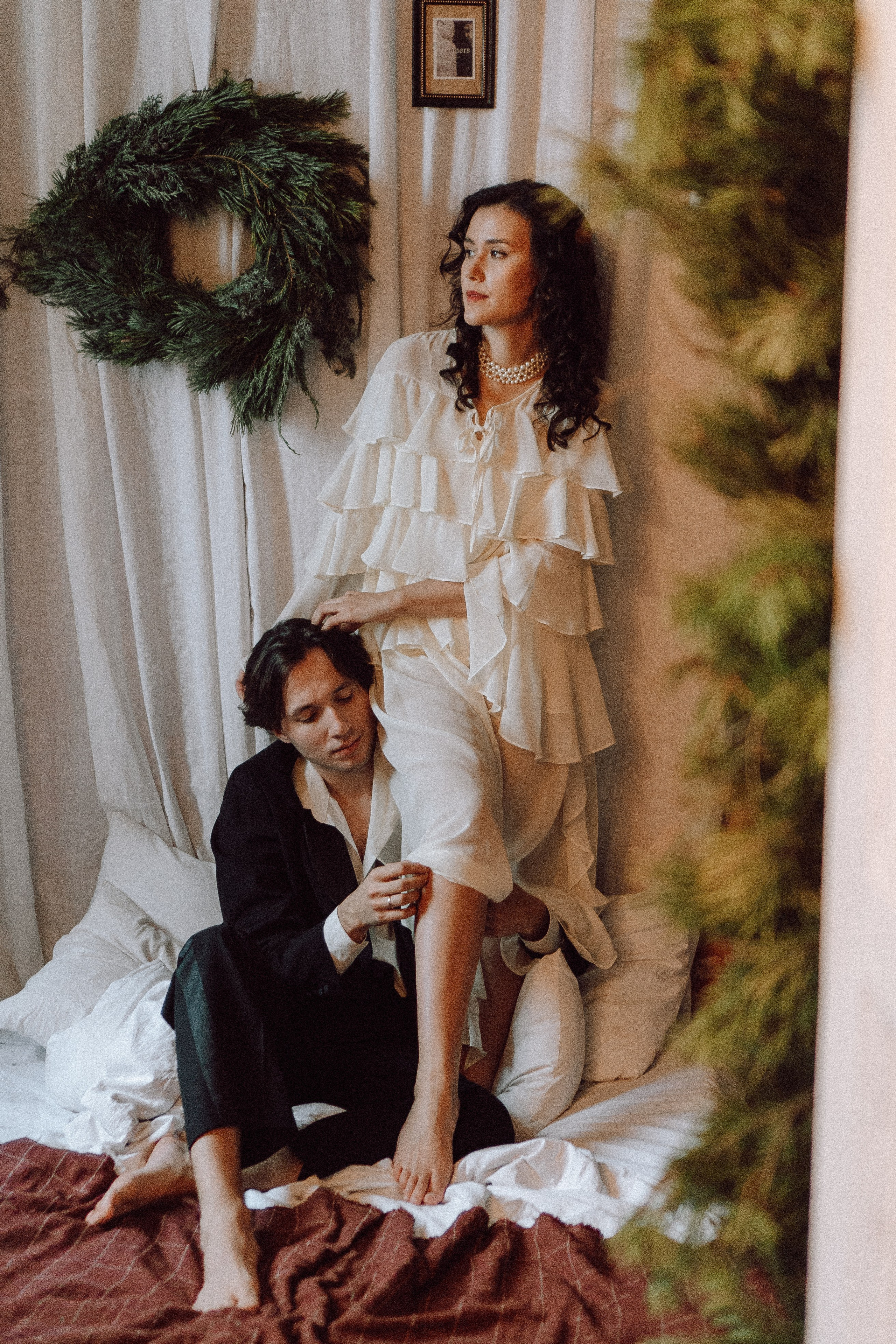 УТРО ЖЕНИХА И НЕВЕСТЫ В ФОТОСТУДИИ И ОСНОВНАЯ ФОТОСЕСИСИЯ ЗИМОЙ. Профессиональный фотограф, Санкт-Петербург — Виктория Богомолова