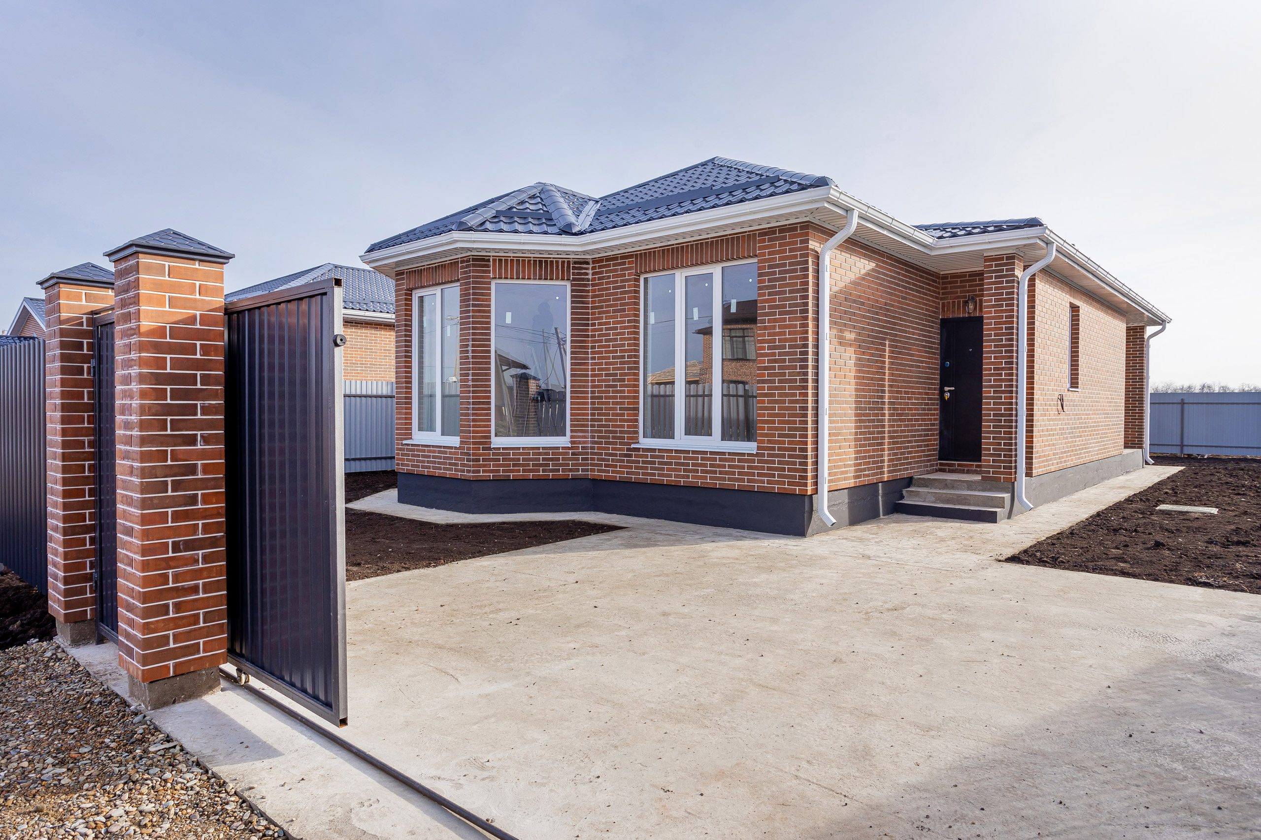 Фотосъемка домов для продажи для застройщика зимой. Интерьерный фотограф Краснодар: профессионально по доступным ценам