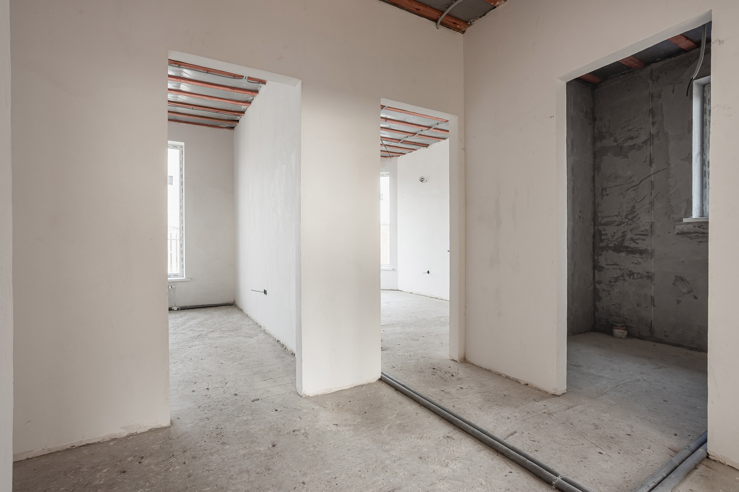 Фотосъемка домов для продажи для застройщика зимой. Интерьерный фотограф Краснодар: профессионально по доступным ценам