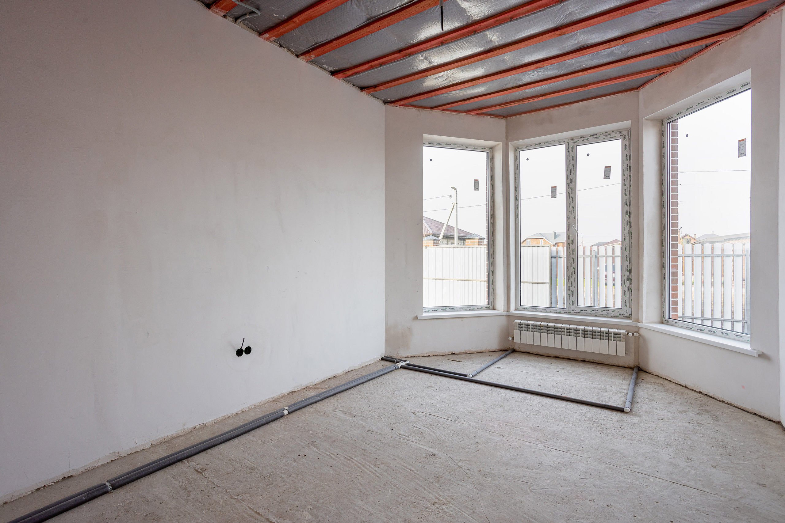 Фотосъемка домов для продажи для застройщика зимой. Интерьерный фотограф Краснодар: профессионально по доступным ценам