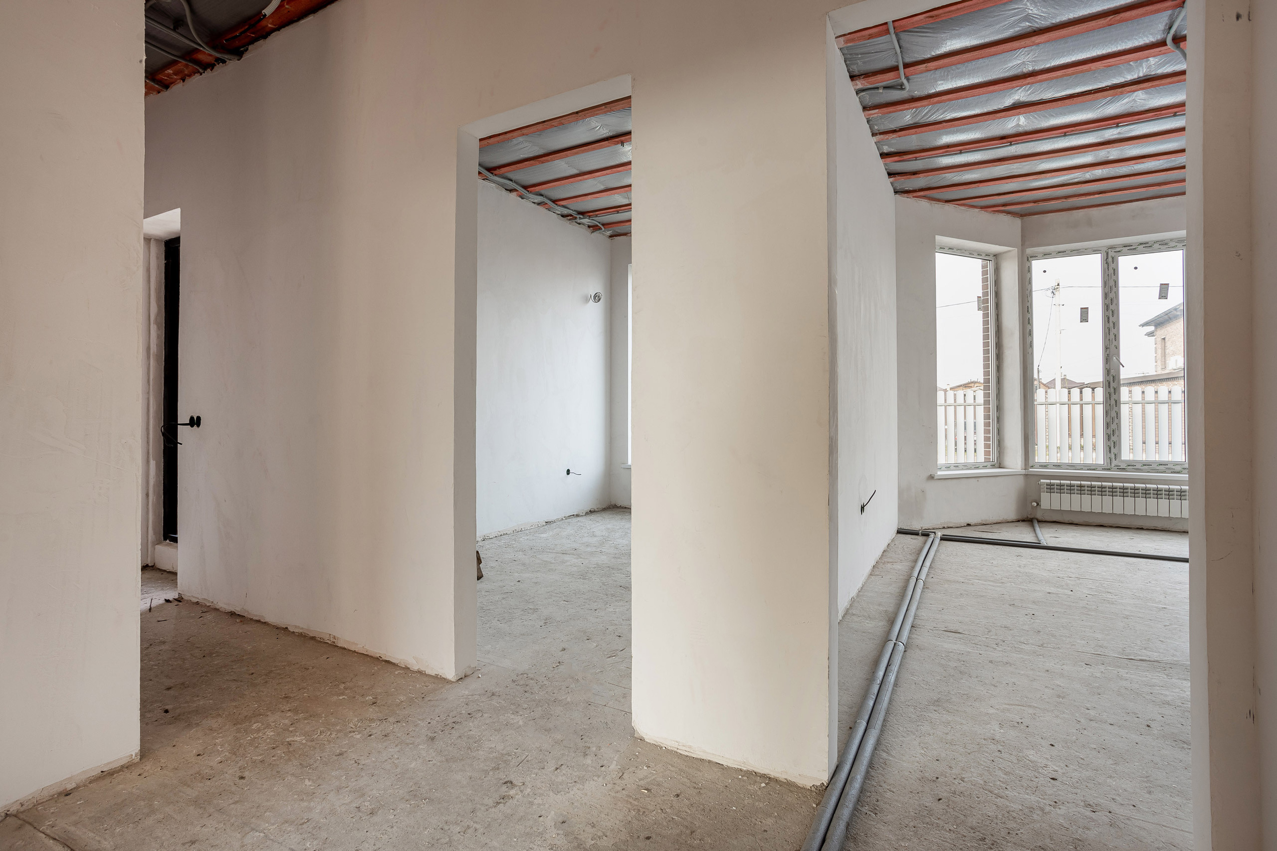 Фотосъемка домов для продажи для застройщика зимой. Интерьерный фотограф Краснодар: профессионально по доступным ценам