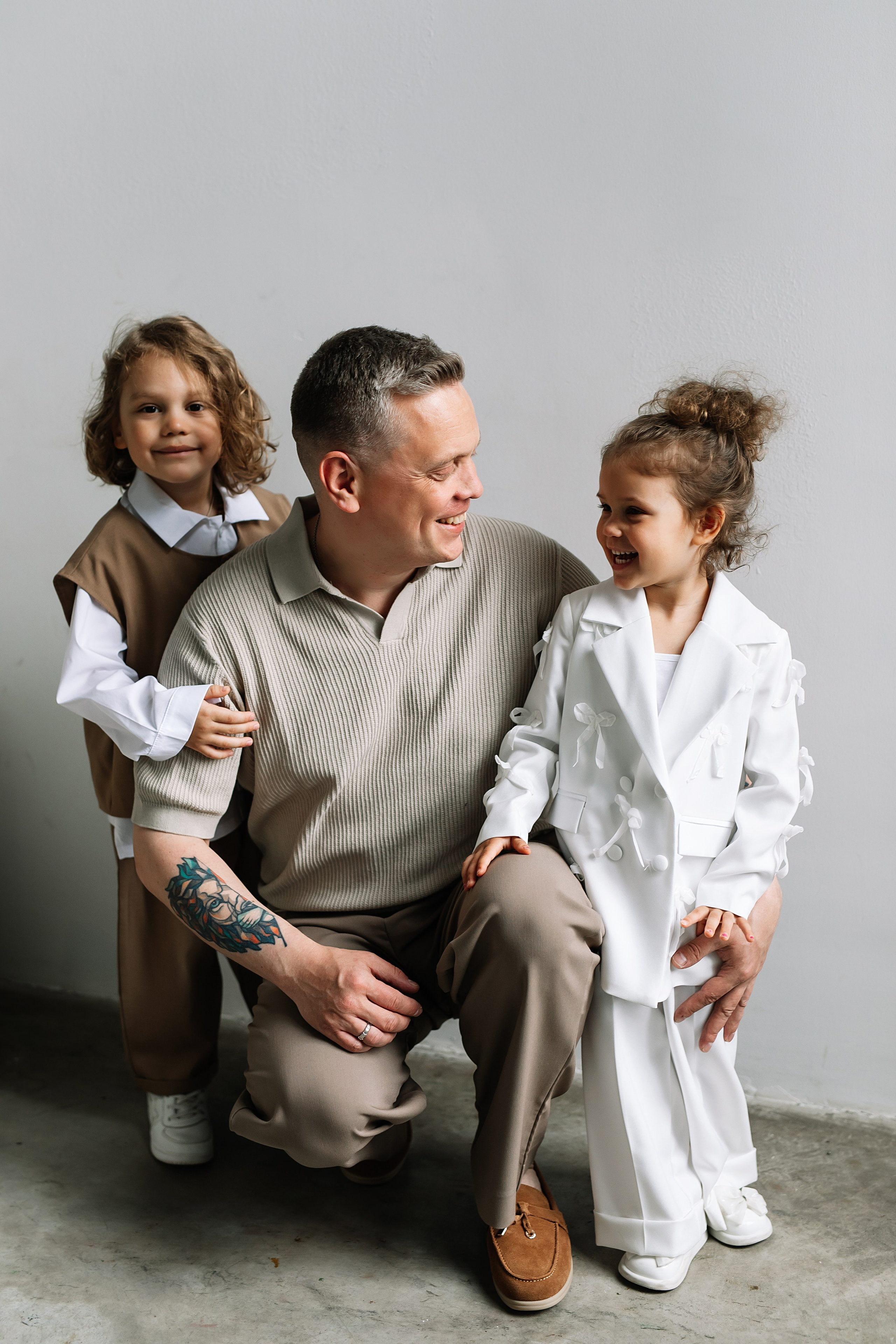 Семейная съемка в студии. Фотограф Москва Мария Захарова