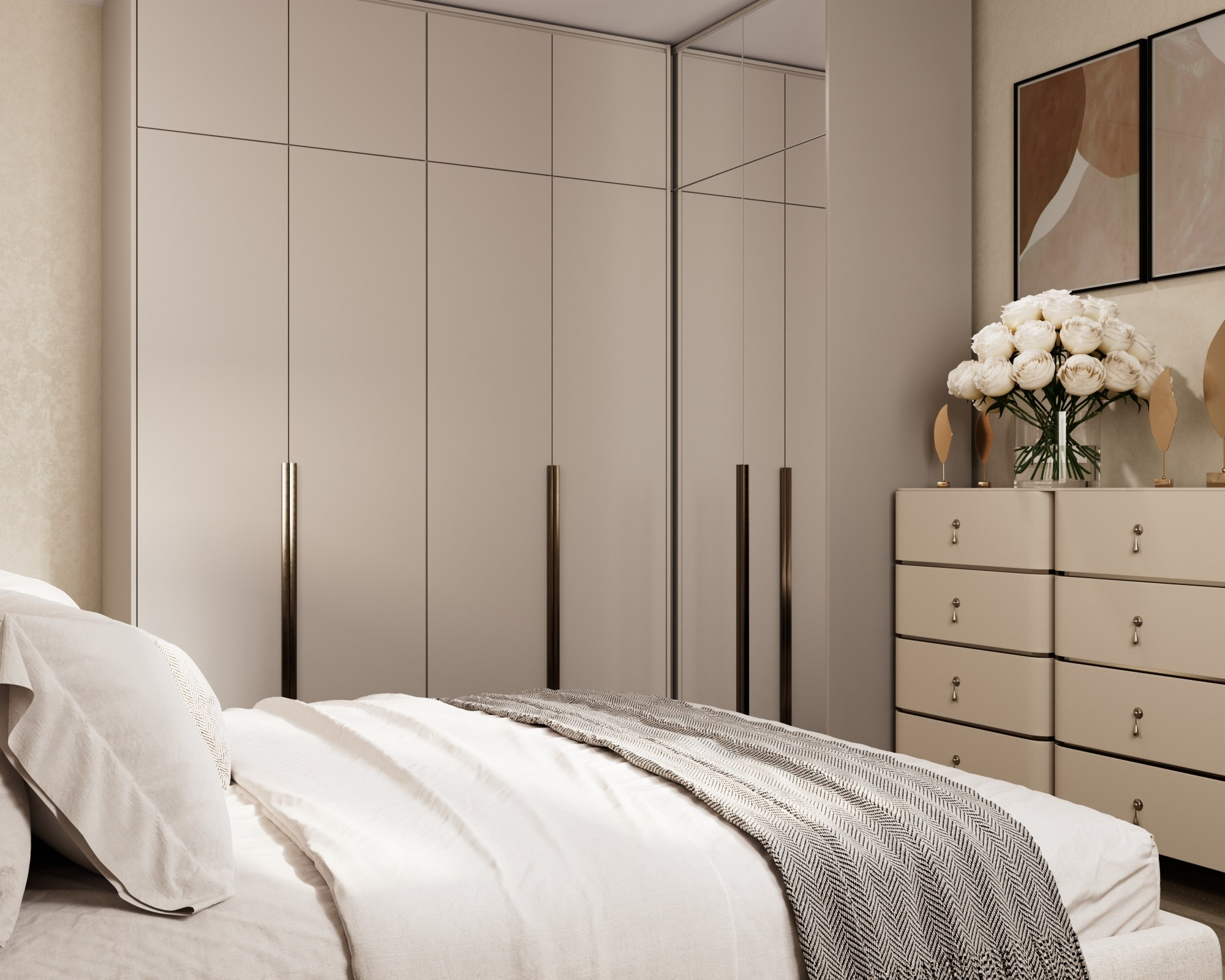 Просторная стильная двушка г. Краснодар. Батракова Наталья дизайнер интерьеров Санкт-Петербург Москва Архангель