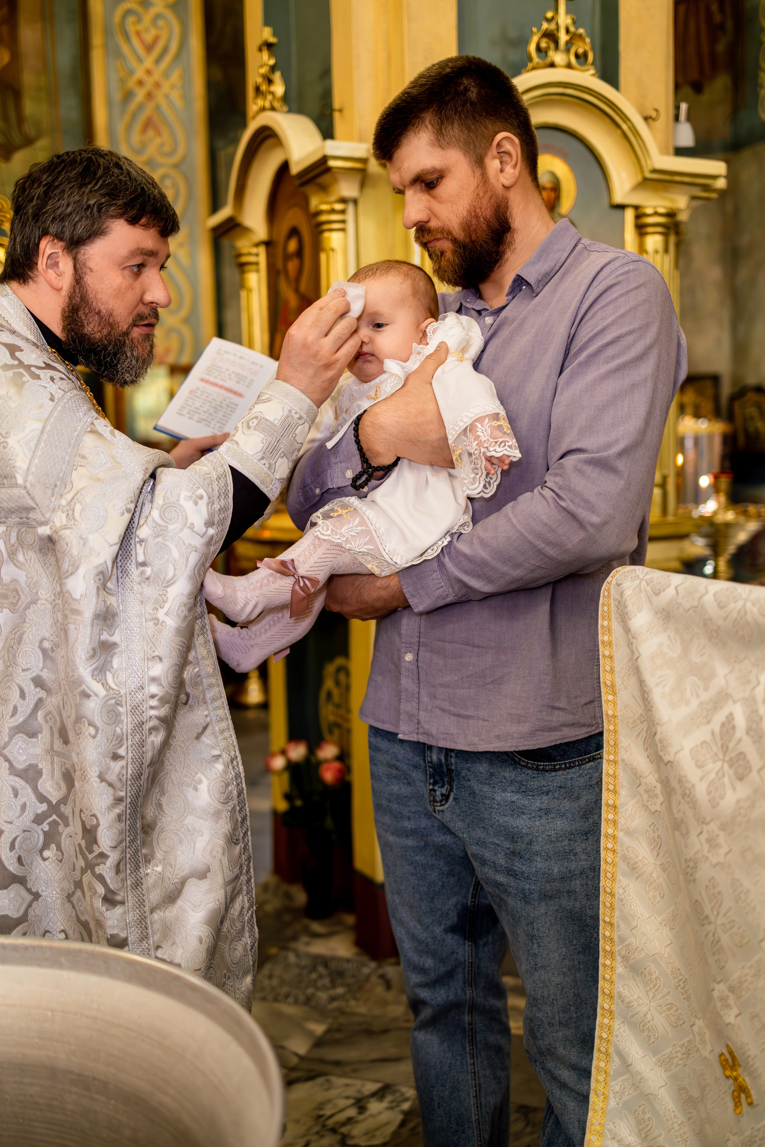Крещение Ника. Фотограф Виктория Кравец