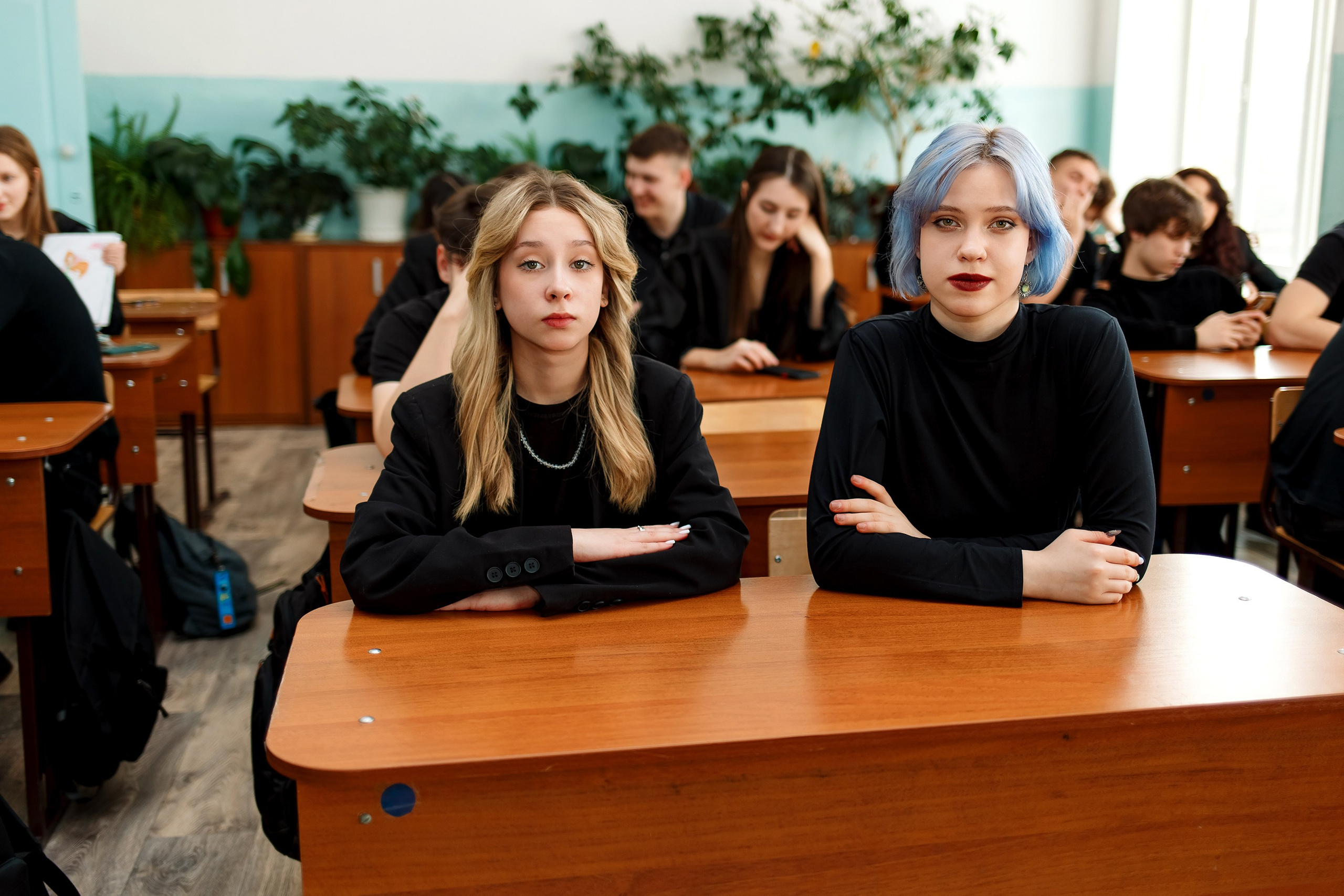 11 класс съемка в школе. Фотограф Любовь Корниенко, Примоский край