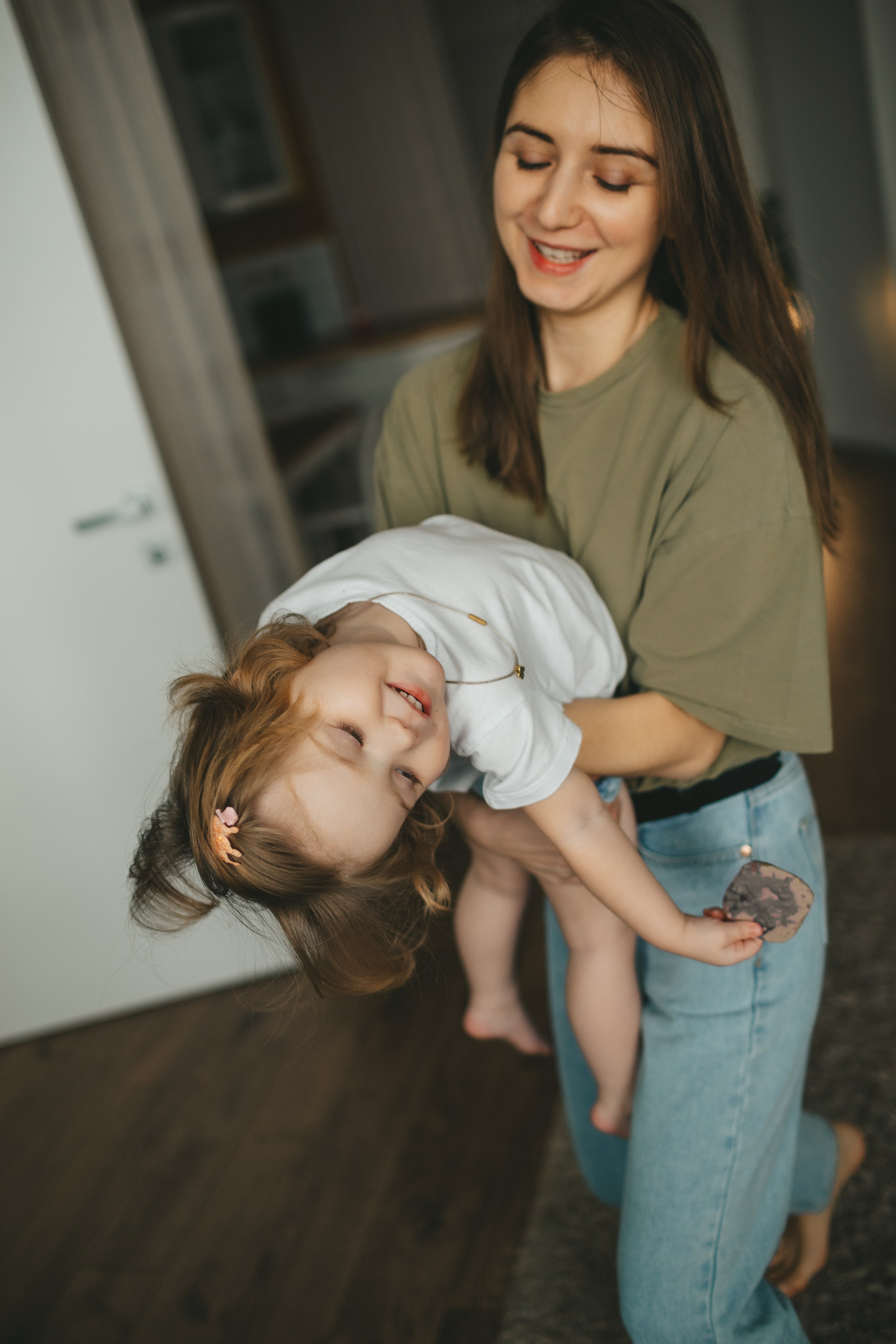 Семья Пети и Алёны (домашняя фотосессия). Семейный и детский фотограф и видеограф в Москве, Дрокина Наталья
