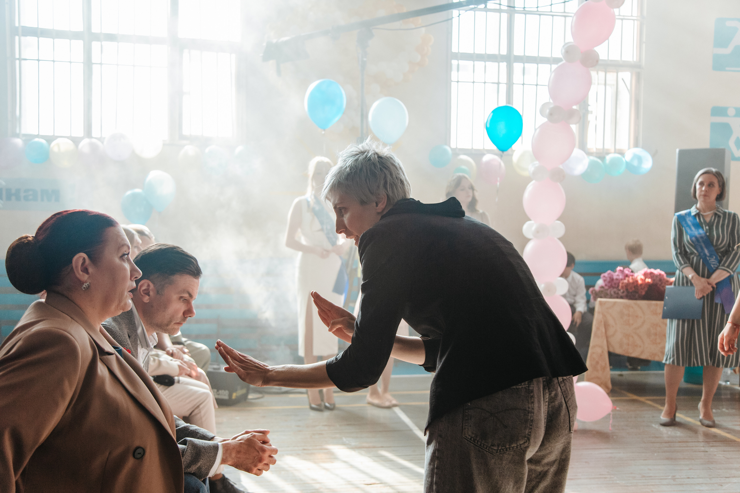 МАРИЯ МАЦЕЛЬ НА СЪЁМКАХ ФИЛЬМА «ЛЕТОМ АСФАЛЬТ ТЁПЛЫЙ». MARIA SOKOLOVA